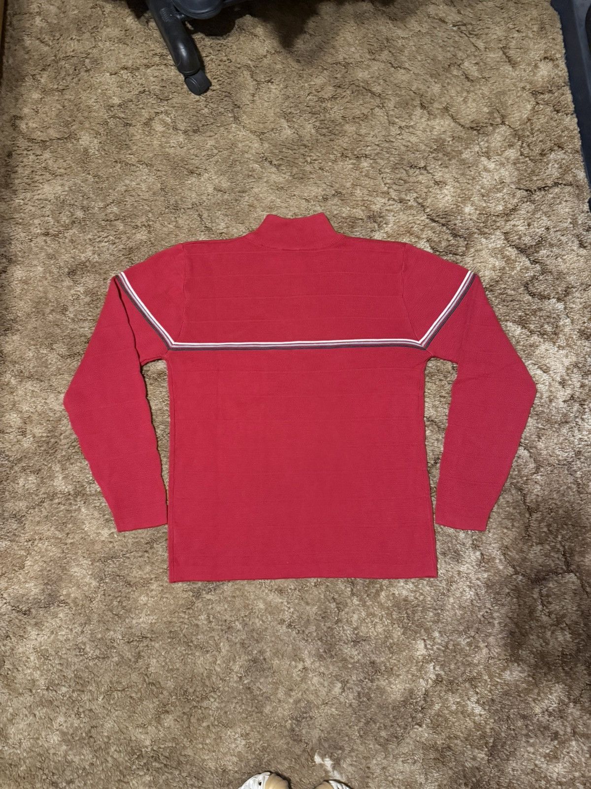 Vintage Vintage Y2K XG Quarter Zip Sweatshirt Red Medium Size US M / EU 48-50 / 2 - 5 Thumbnail