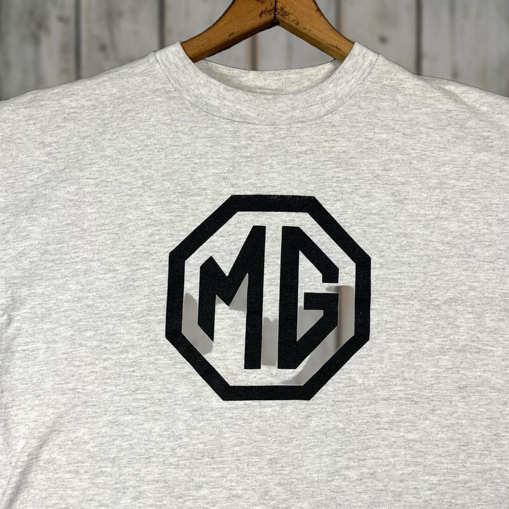 Tultex VINTAGE Morris Garages MG T Shirt Mens L Gray Logo Cotton 90s Cars Tultex Shirt Men Gray Logo 90s Size US L / EU 52-54 / 3 - 1 Thumbnail