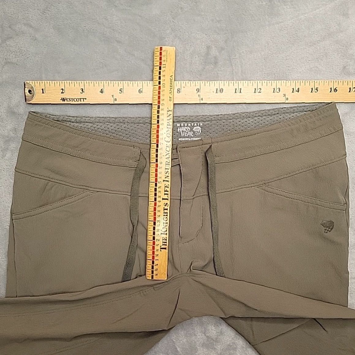 Mountain Hardwear VINTAGE Mountain Hardwear Pants Womens 8 Green Capri Lightweight Stretch Nylon Blend Size 30" / US 8 / IT 44 - 7 Thumbnail