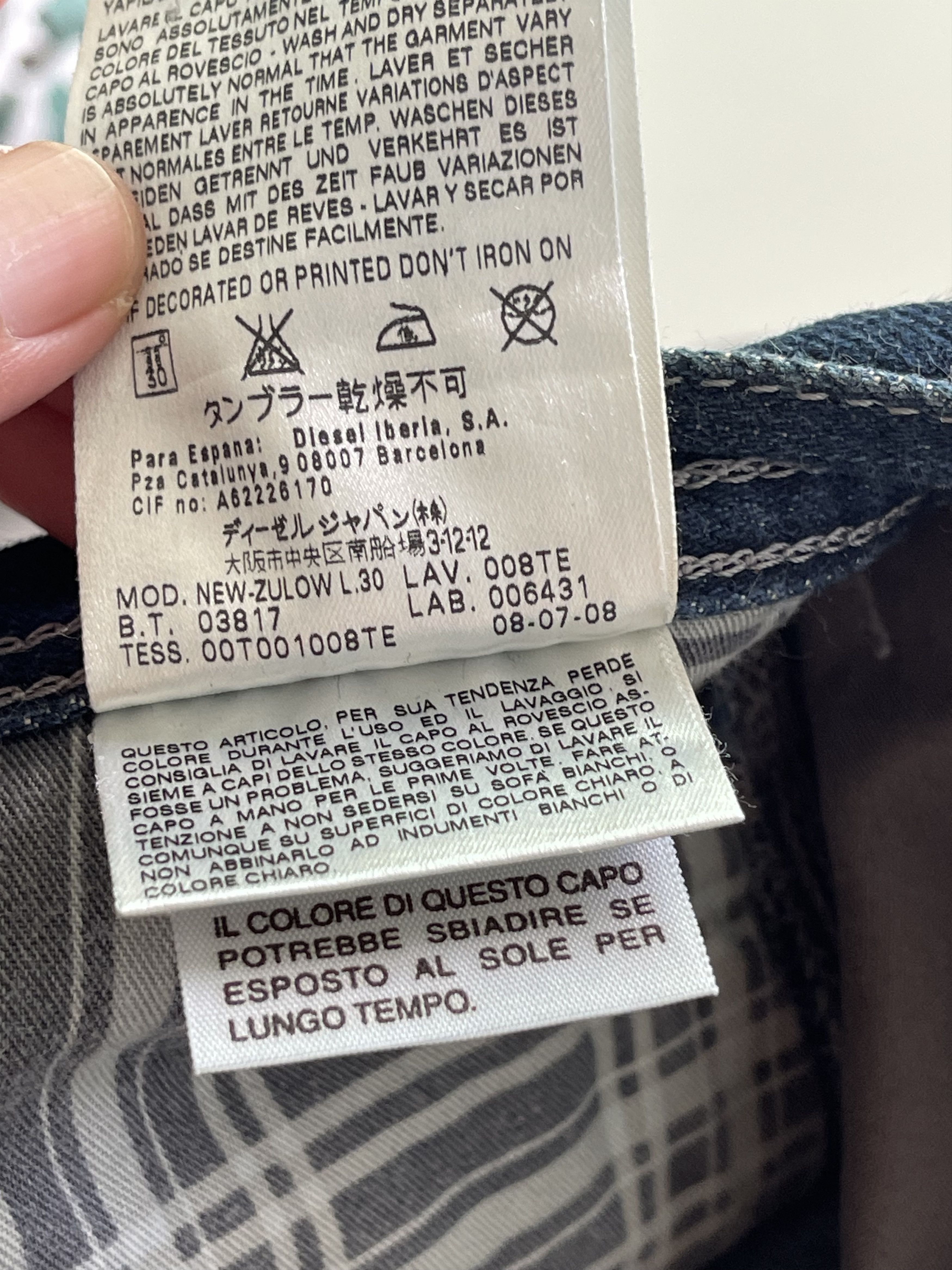 Diesel × Vintage Diesel denim Styles Jeans Size US 31 - 6 Thumbnail