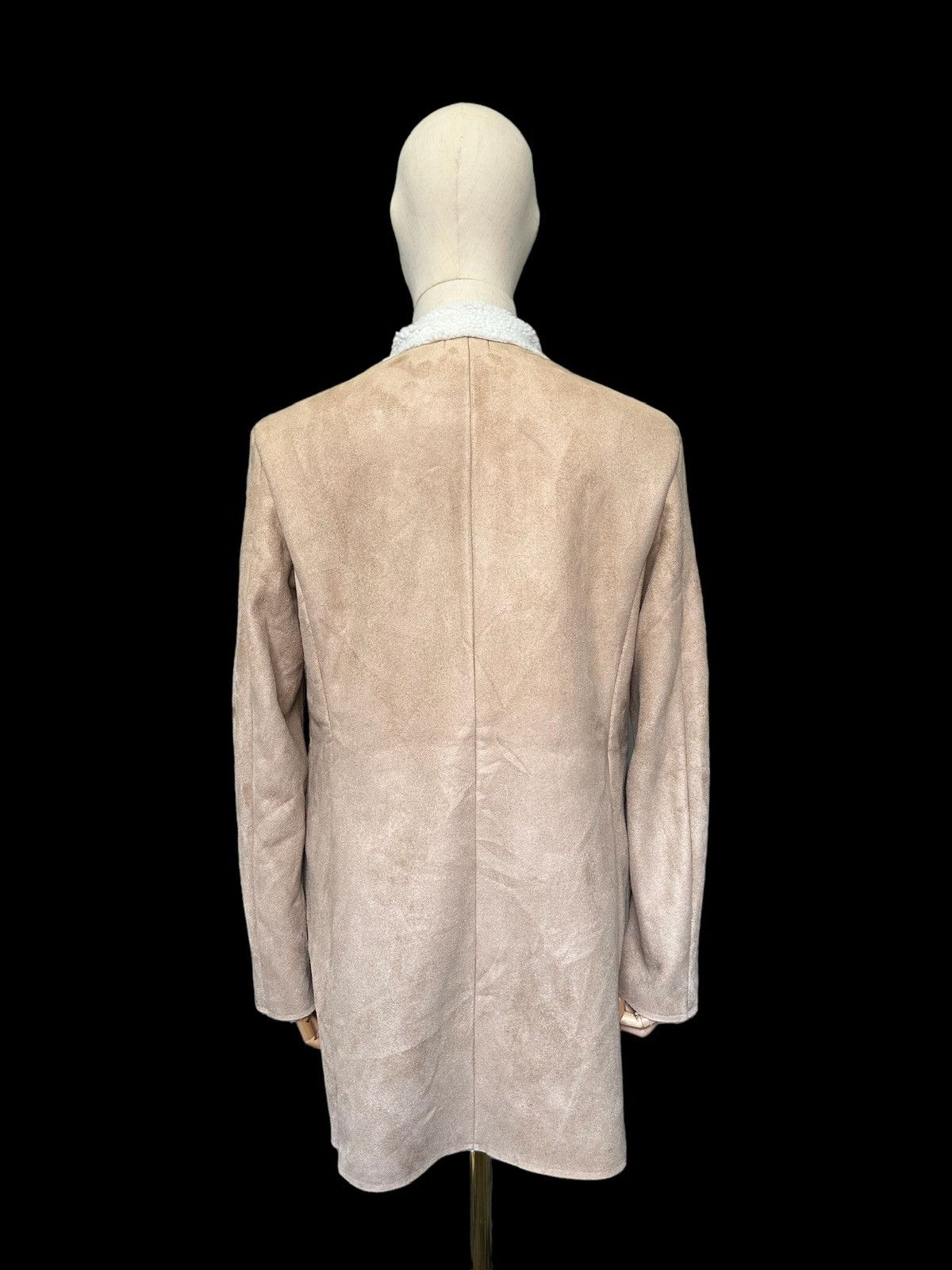 Japanese Brand Avant-garde Rubik moleskin Sherpa long coat Size US L / EU 52-54 / 3 - 4 Thumbnail