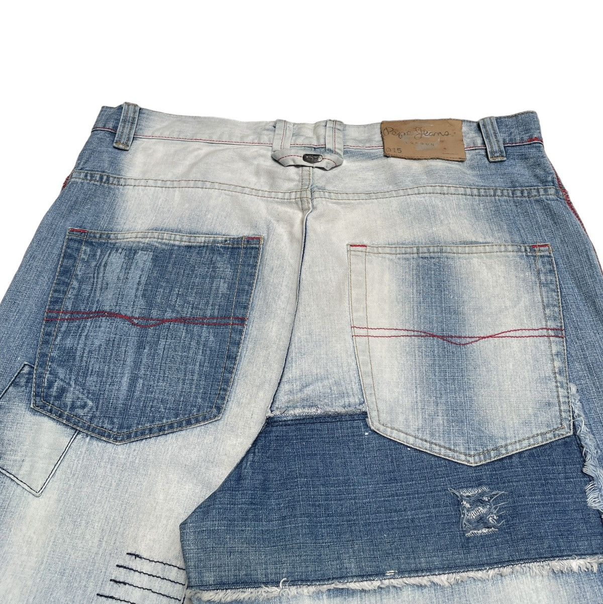Pepe Jeans Rare Design Vintage Brand Pepe Jean Rapper Baggy Jeans 1999s Size US 36 / EU 52 - 5 Thumbnail