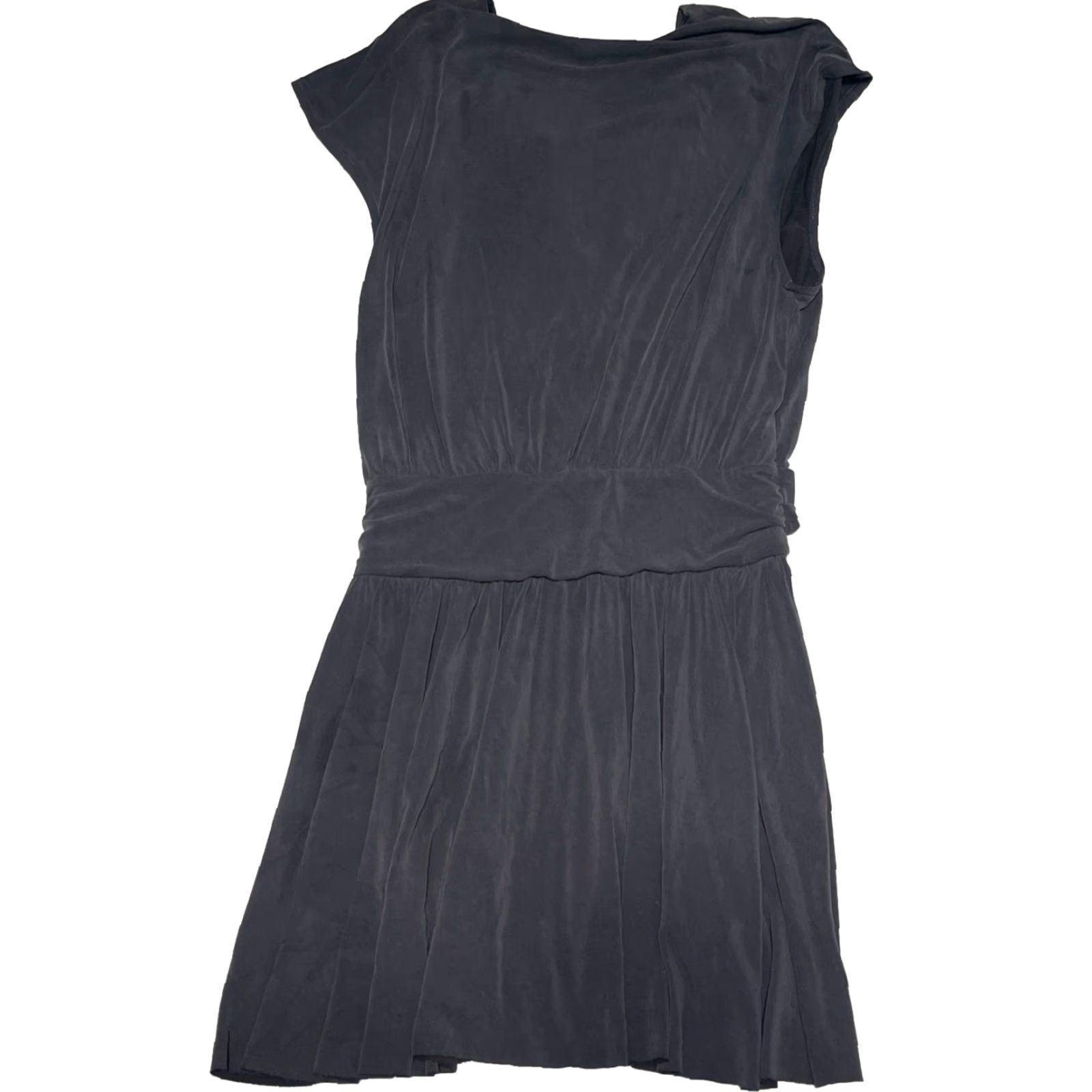Free People Free People Dress Small Black/Charcoal Boho Hippie Modal Soft Cupro Criss Cross Size S / US 4 / IT 40 - 6 Thumbnail