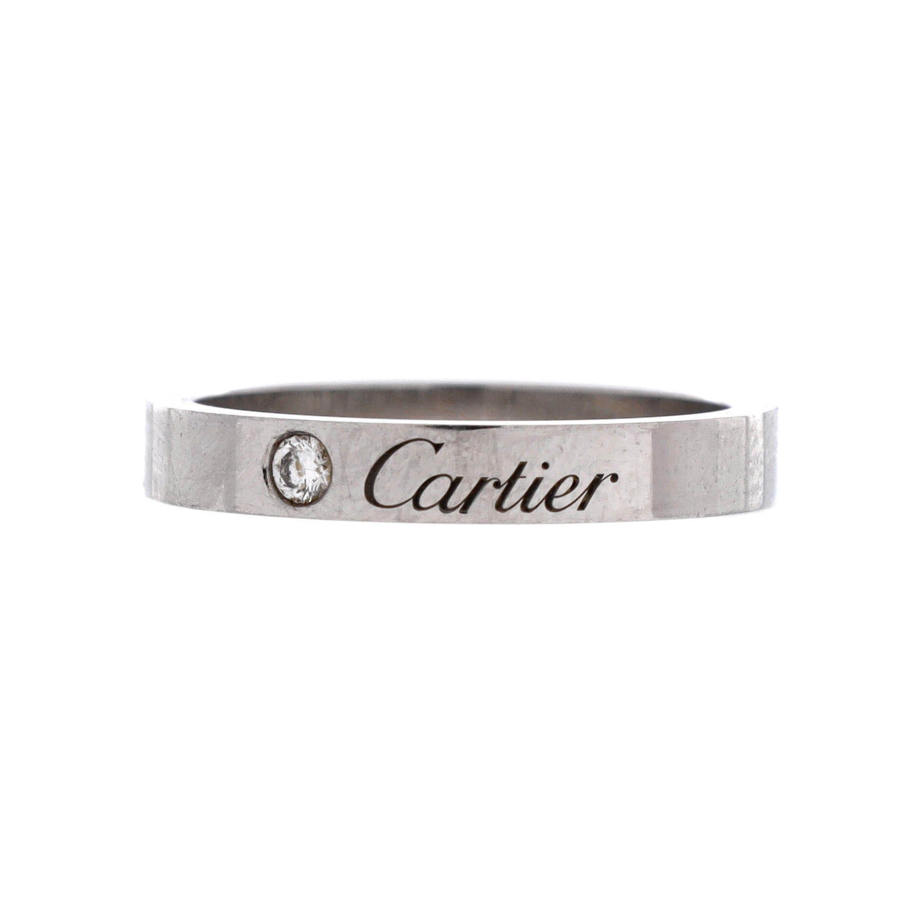 Cartier C de Wedding Band Ring Size ONE SIZE - 1 Thumbnail