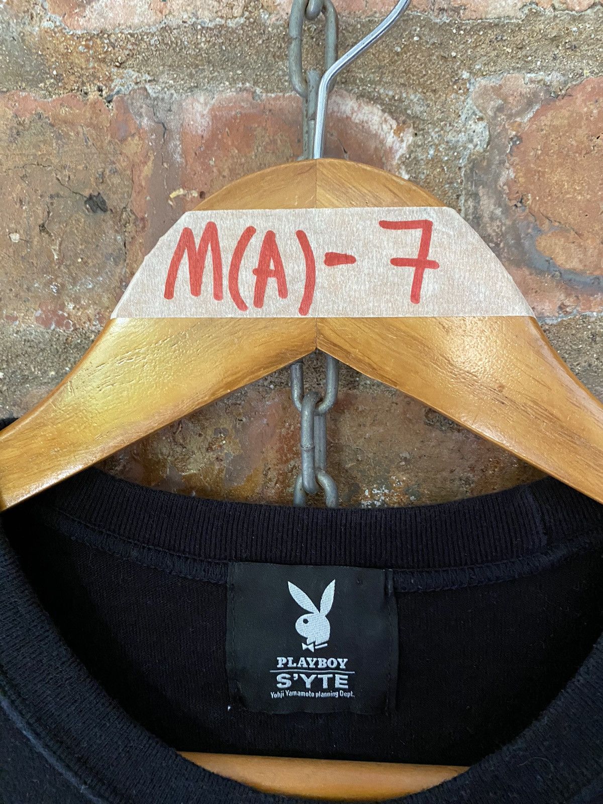 Yohji Yamamoto 🔥 Yohji Yamamoto Y’S x Playboy tee Size US L / EU 52-54 / 3 - 9 Thumbnail