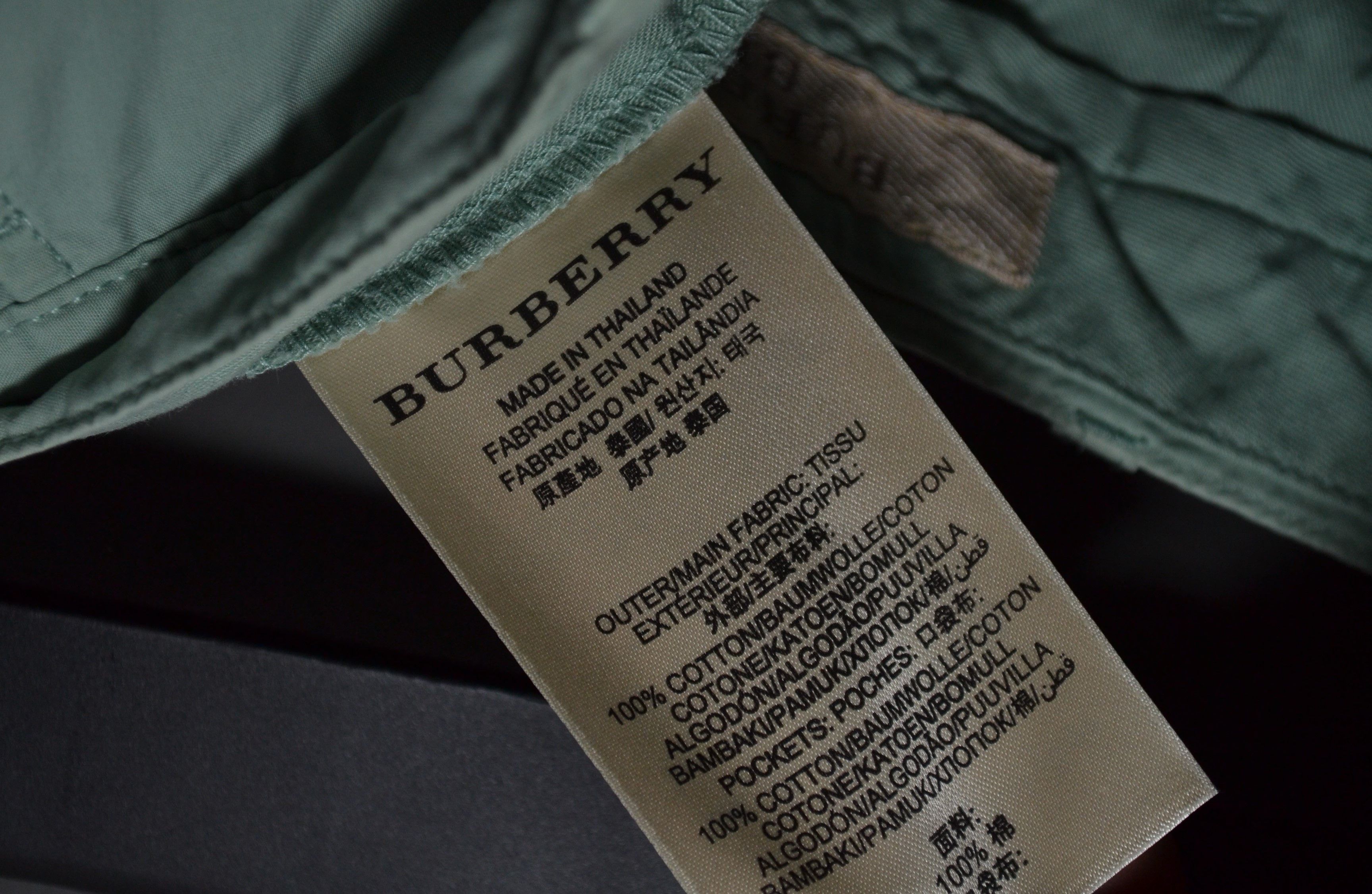 Burberry Burberry Brit 28 Light Green Chino Shorts Women's Size 28" / US 6 / IT 42 - 9 Thumbnail