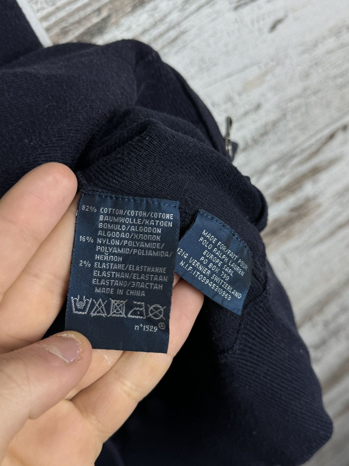 Polo Ralph Lauren × Vintage Mens Vintage Polo Ralph Lauren zip sweater rugby sweatshirt Size US L / EU 52-54 / 3 - 10 Thumbnail
