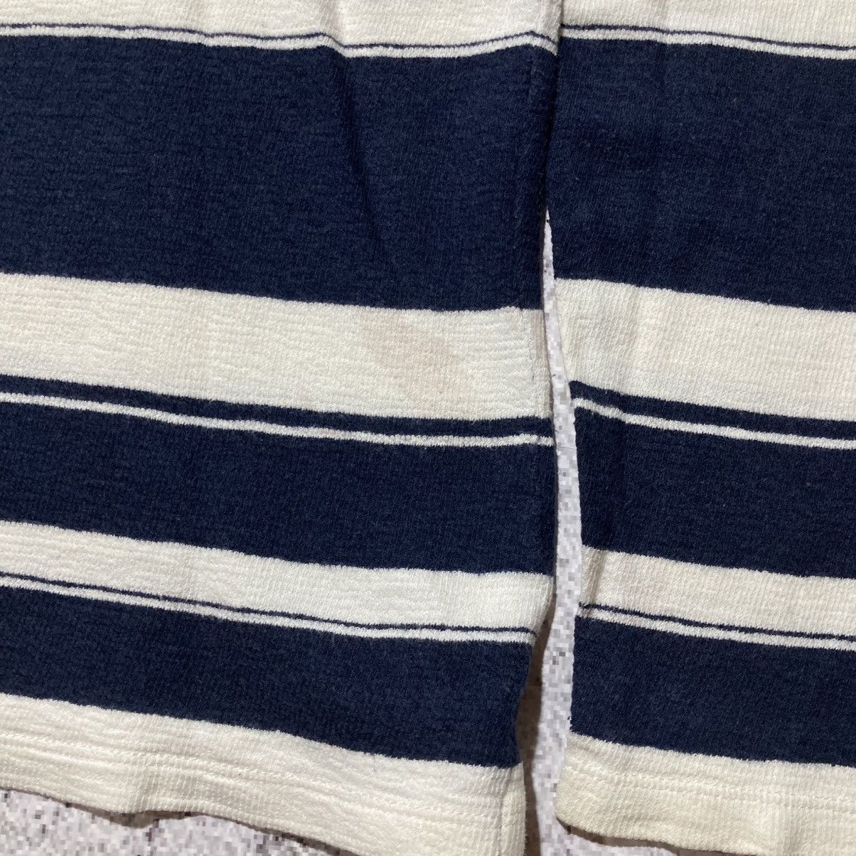 Tete Homme Vintage Tete Homme by Issey Miyake Stripe Longsleve Designer Size US L / EU 52-54 / 3 - 13 Thumbnail