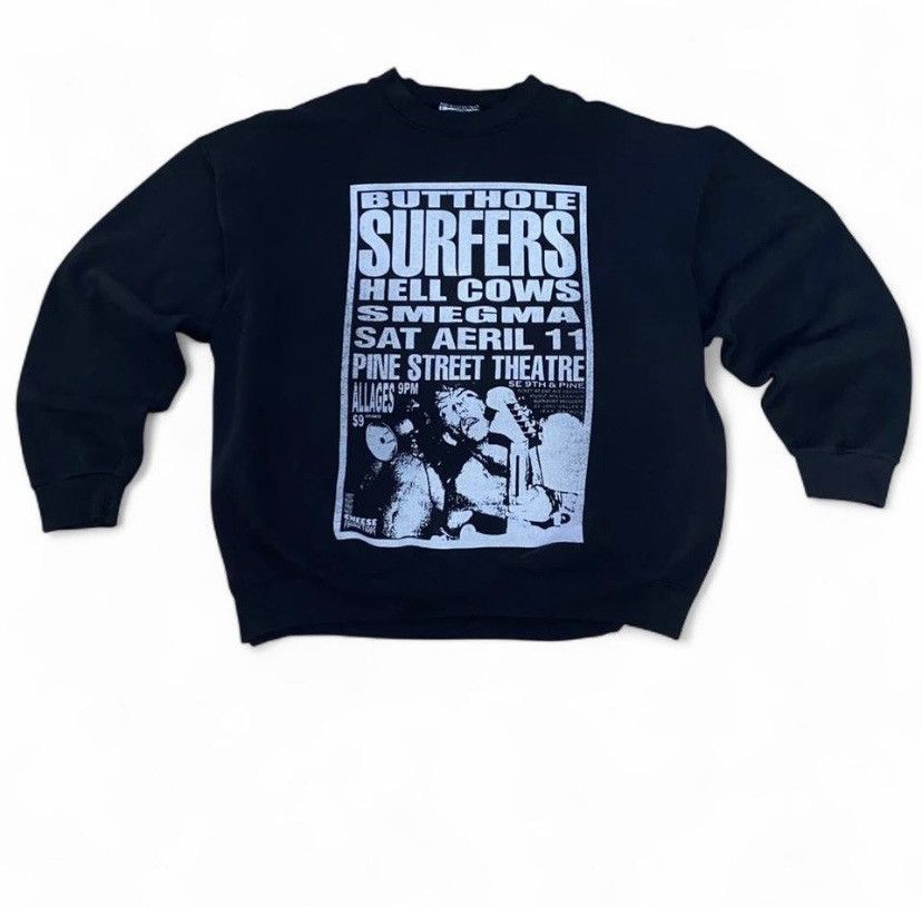 Lee Rare vintage Butthole surfers sweater Size US XXL / EU 58 / 5 - 1 Thumbnail