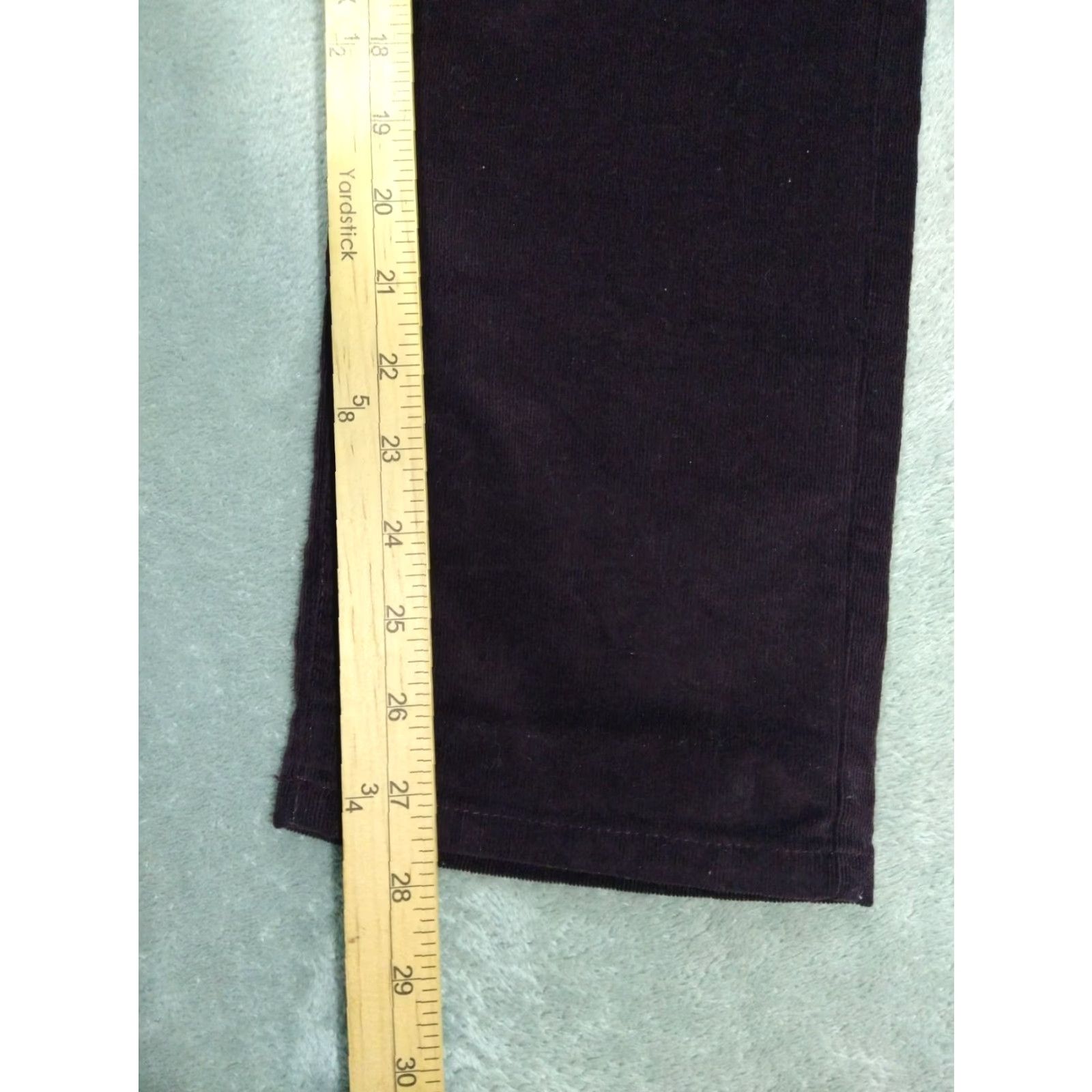 J. Jill J Jill Pants Slim Straight Leg 8P Petite Red Corduroy Mid Rise Stretch Womens Size 30" / US 8 / IT 44 - 5 Thumbnail