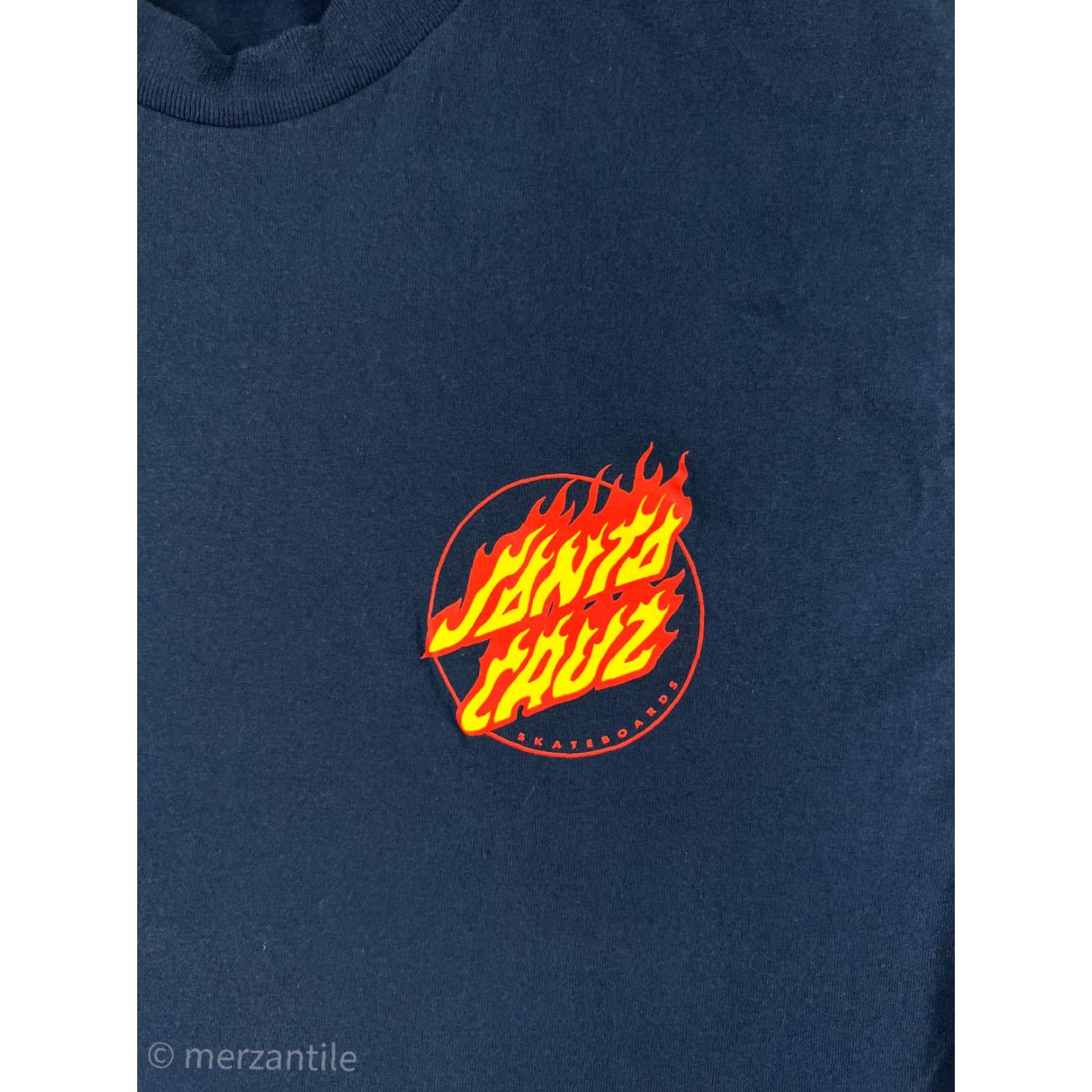 Vintage Santa Cruz Mens Shirt Small Blue Logo Short Sleeve Skate Surfing Shirt Size US S / EU 44-46 / 1 - 3 Thumbnail