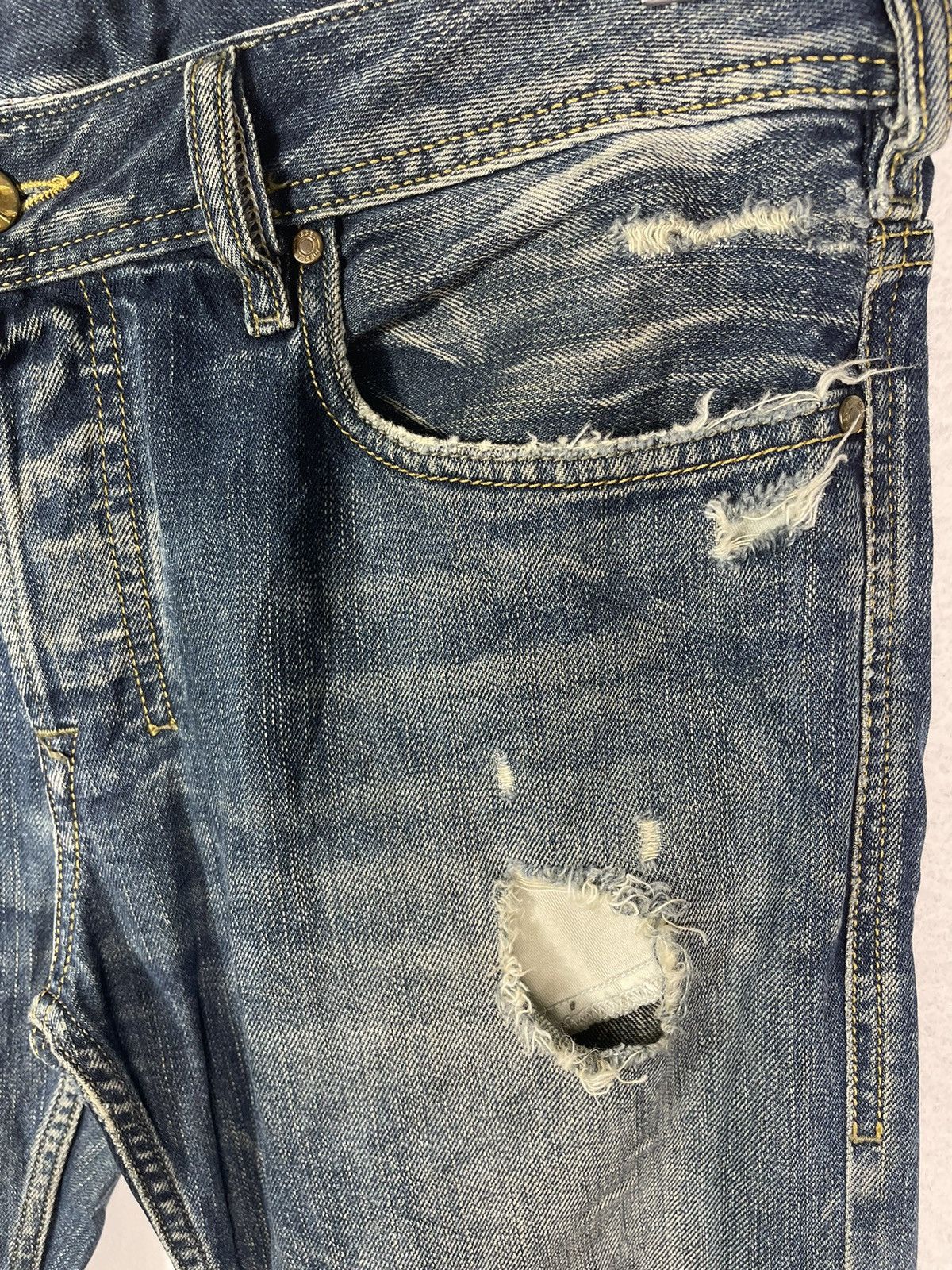 Diesel Vintage Diesel Zatiny Flairs Cut Distressed Jeans Size US 32 / EU 48 - 7 Thumbnail