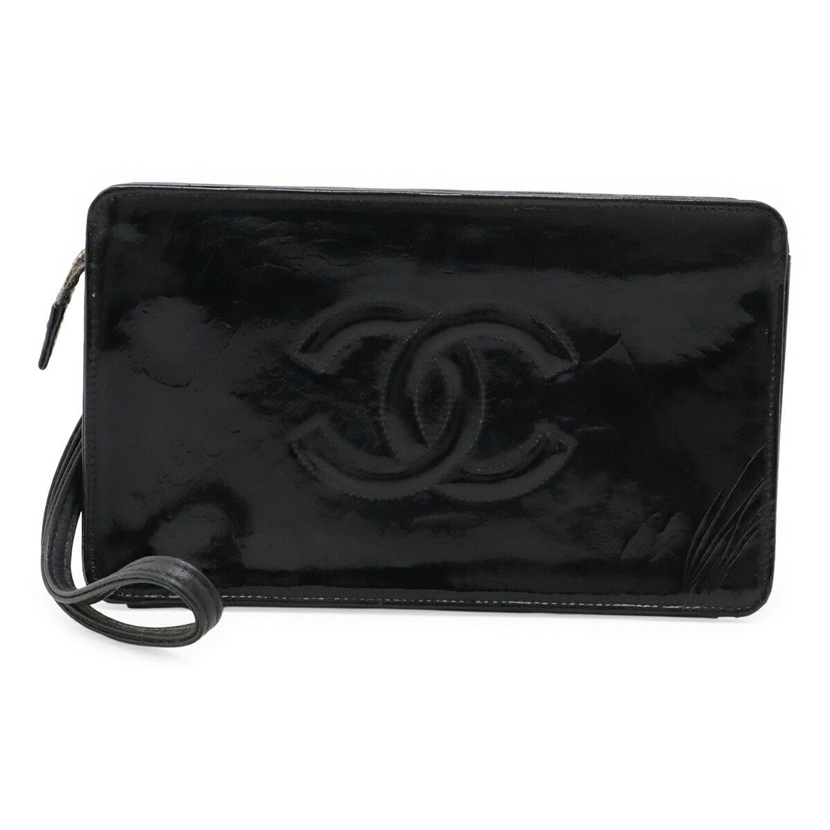 Chanel Chanel Chanel Patent Leather Clutch Bag Enamel Vanity Bag Size ONE SIZE - 1 Thumbnail