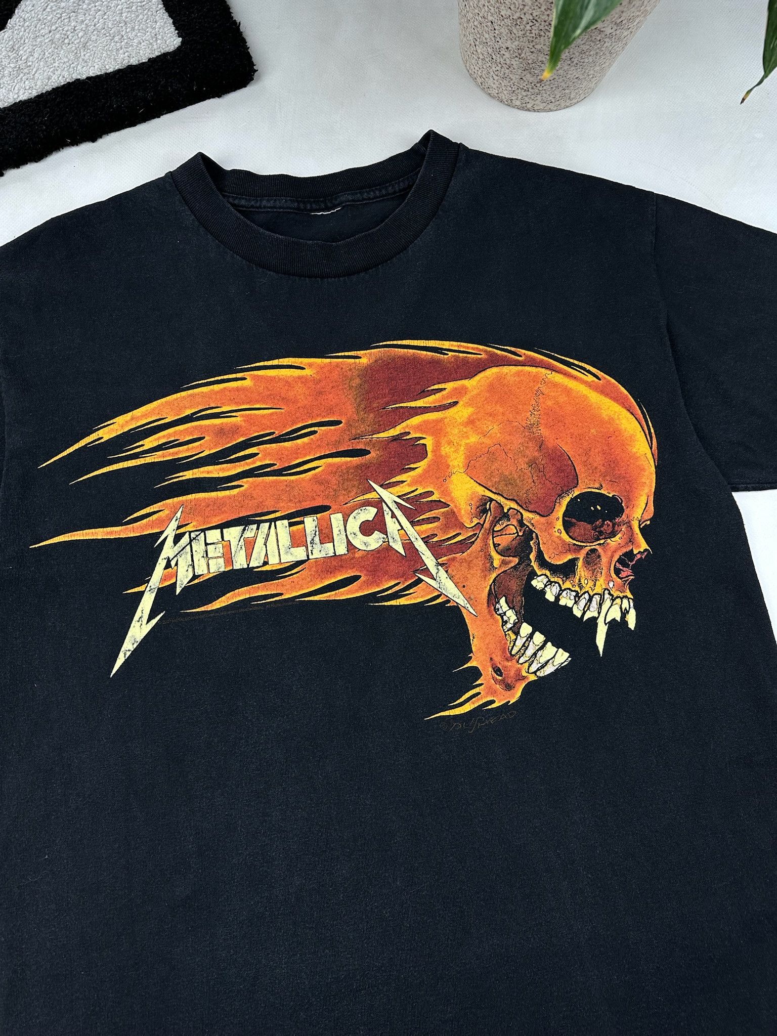 Band Tees 90s vintage Metallica Pushead Shirt band tee Size US M / EU 48-50 / 2 - 3 Thumbnail