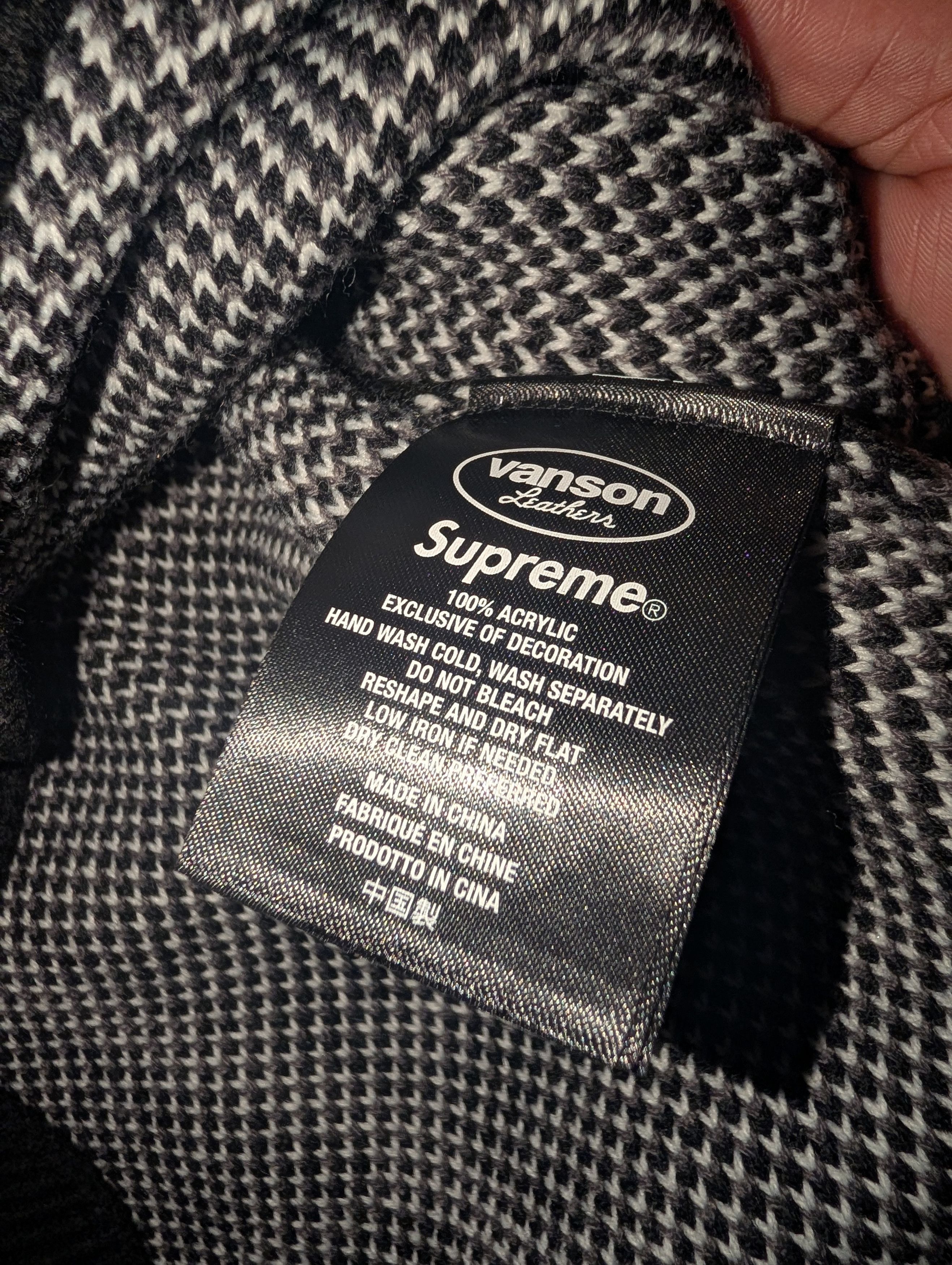 Supreme × Vanson Leathers Supreme Vanson Leathers Spider-Man Knit Sweater Black Size US S / EU 44-46 / 1 - 4 Thumbnail