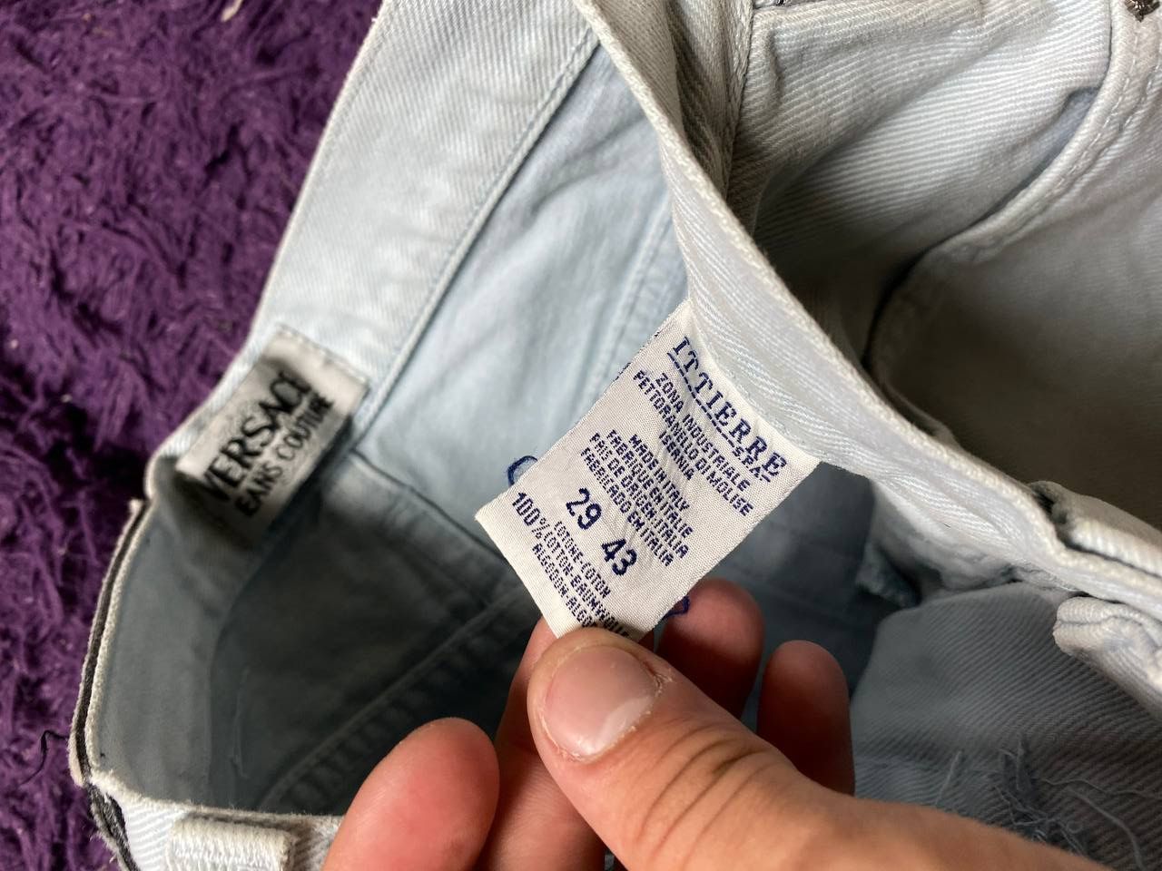Versace Jeans Couture Vintage Versace Jeans Couture Denim Jeans Size 29 Size 29" - 3 Thumbnail
