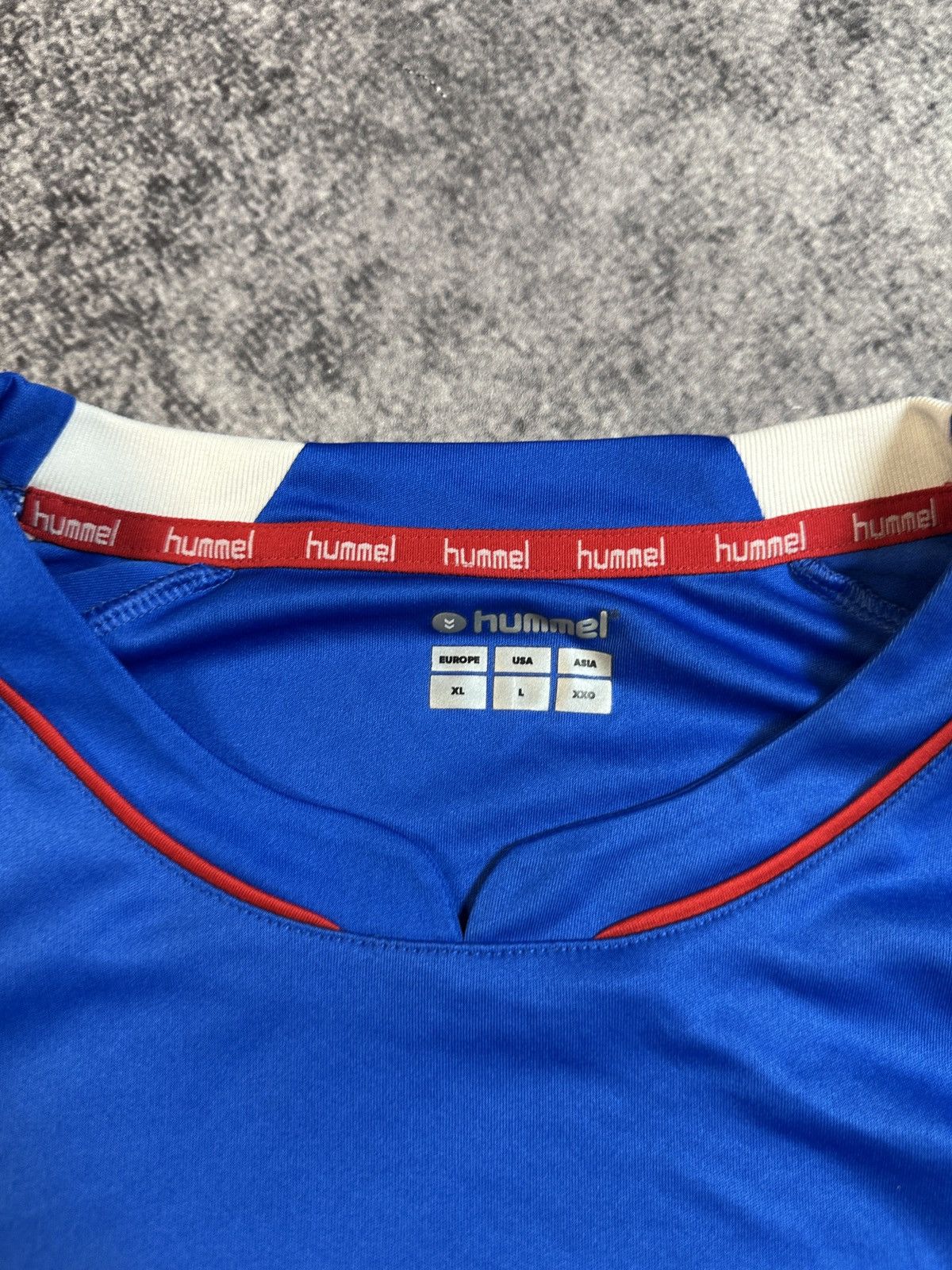 Hummel Hummel Glasgow Rangers Soccer Jersey Streetwear L Rare Size US L / EU 52-54 / 3 - 4 Thumbnail