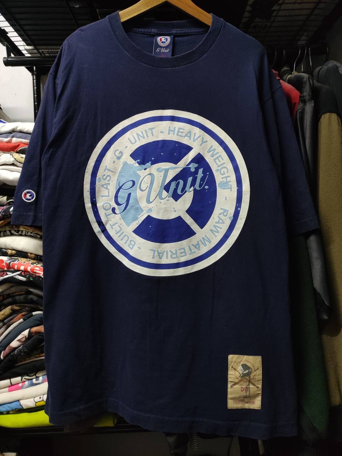 50 Cent × G-Unit × Rap Tees Vtg 00's G-Unit Logo by 50 Cent T