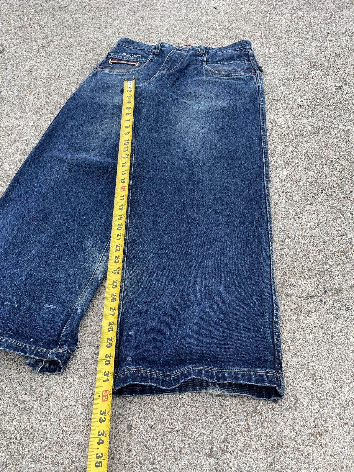 Pepe Jeans Distressed Baggy Pepe Denim Size US 36 / EU 52 - 11 Thumbnail