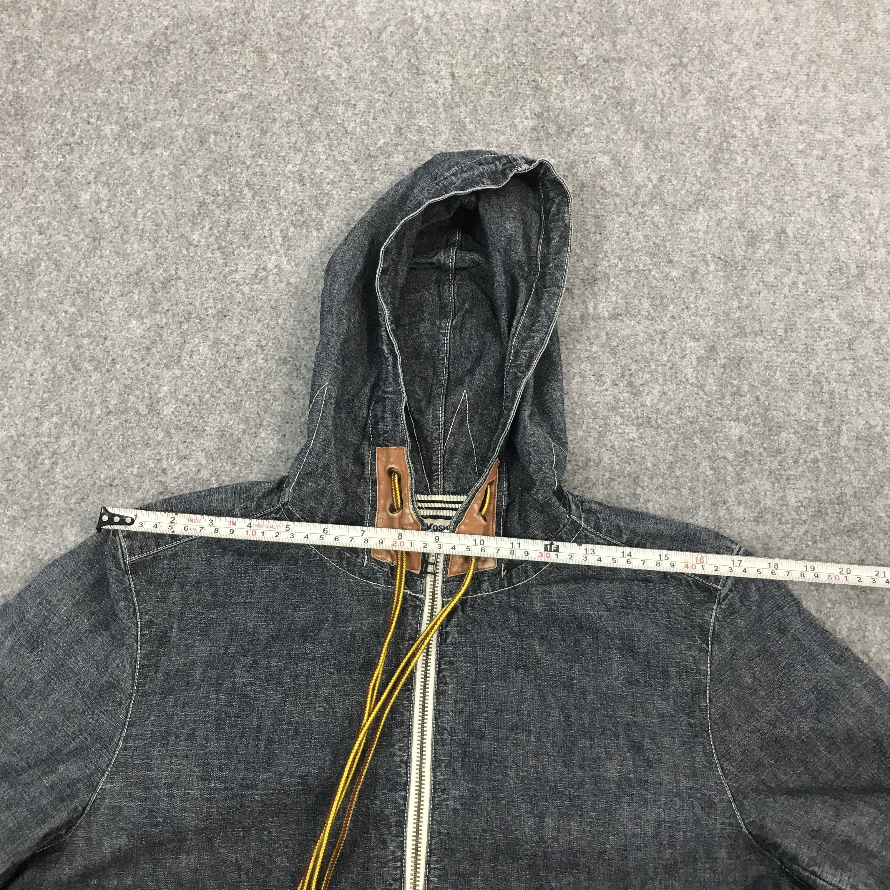 Japanese Brand × Oshkosh OSHKOSH DENIM THE GENUINE ARTICLE HOODIE JACKET Size US M / EU 48-50 / 2 - 9 Thumbnail