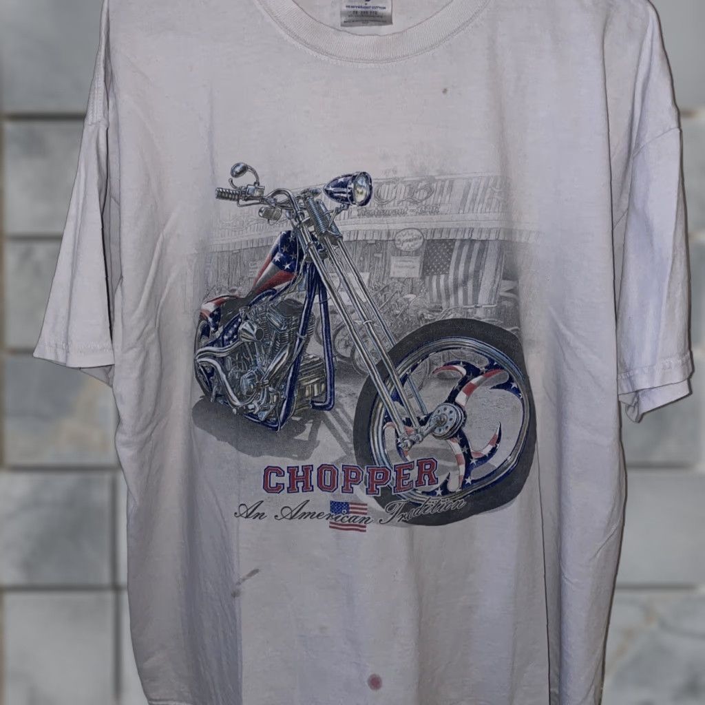 Vintage VINTAGE American Chopper T-Shirt 2XL White Men Short Sleeve Cotton Choppers 2XL T Shirt Size US XXL / EU 58 / 5 - 1 Thumbnail