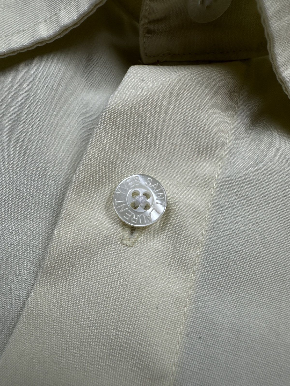 Yves Saint Laurent Lux YSL Shirt Cotton Yves Saint Laurent Summer Shirtsleeve Size US L / EU 52-54 / 3 - 6 Thumbnail