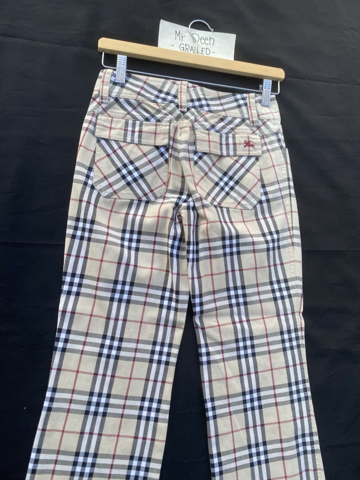 Burberry Rare Burberry Brown Checkered Casual Pants Size US 27 - 21 Thumbnail