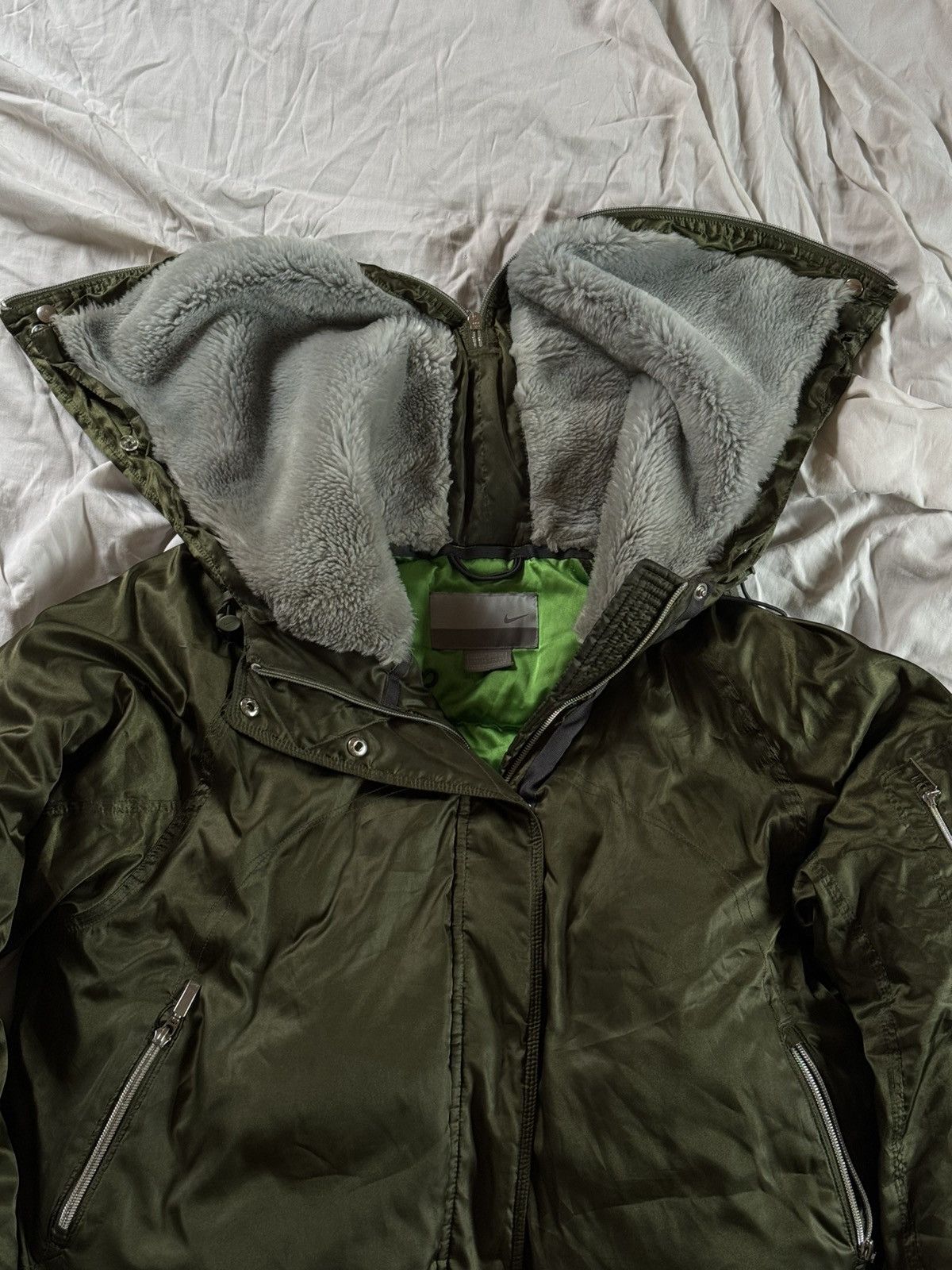 Nike Nike vintage hooded zip down bomber jacket 203101 techwear Size XL / US 12-14 / IT 48-50 - 6 Thumbnail