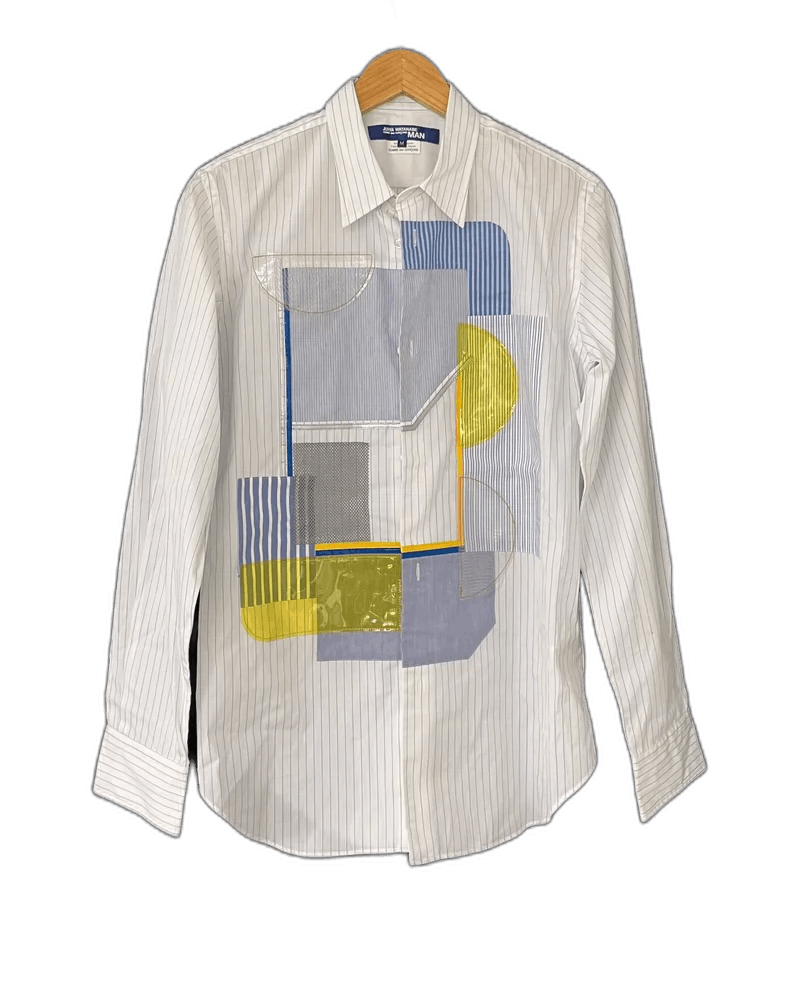 Junya Watanabe Junya Watanabe Man Striped Shirt with Panels Size M / US 6-8 / IT 42-44 - 1 Thumbnail