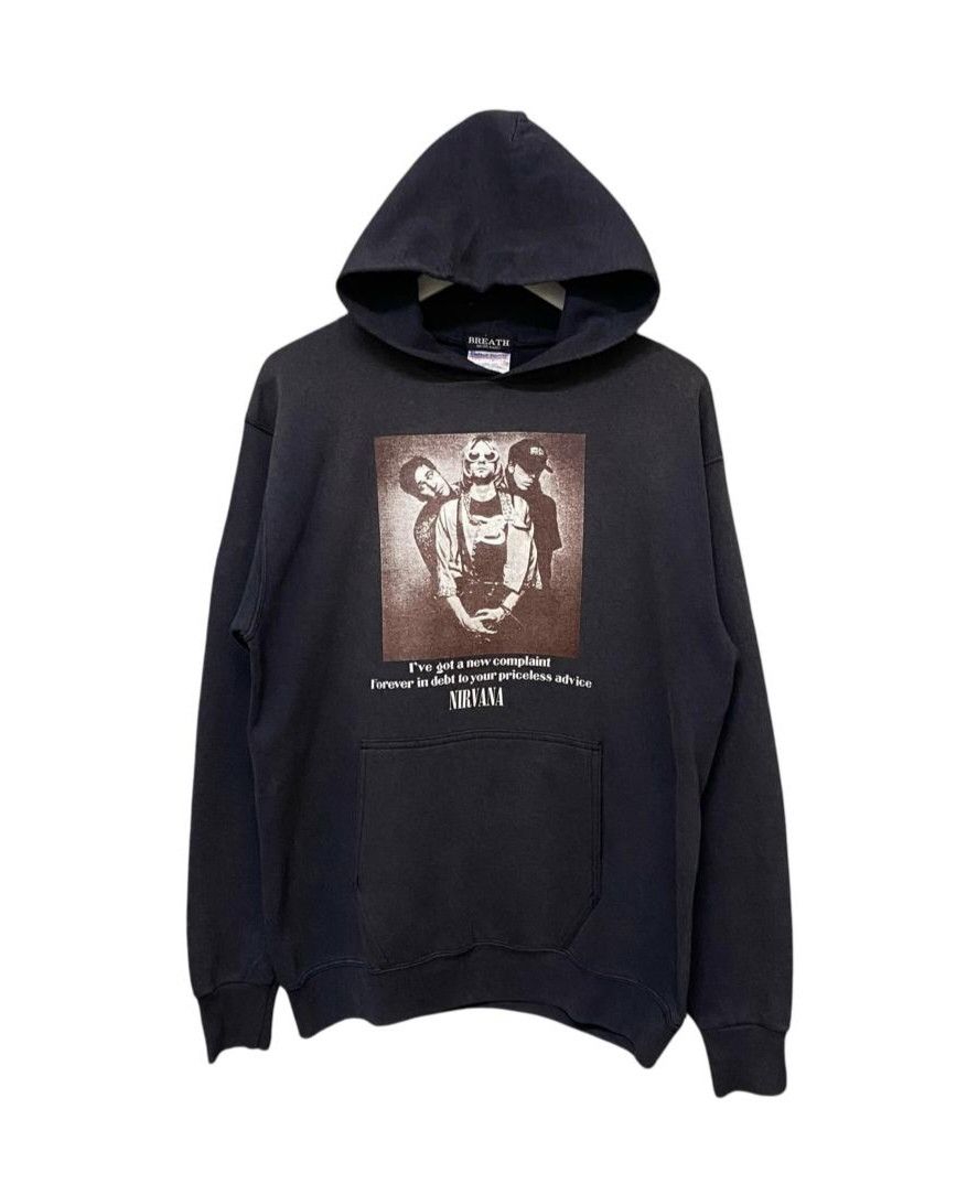 Nirvana Vintage 90s Nirvana Kurt Cobain Grunge Band Hoodies Size US M / EU 48-50 / 2 - 1 Thumbnail