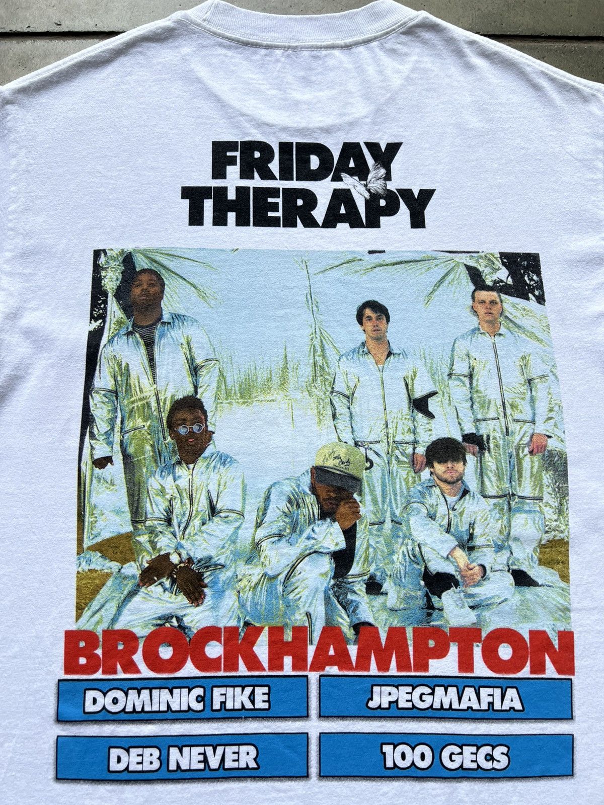 Vintage 2019 Brockhampton Friday Therapy Rap Tee Shirt Jpegmafia Size US M / EU 48-50 / 2 - 4 Thumbnail
