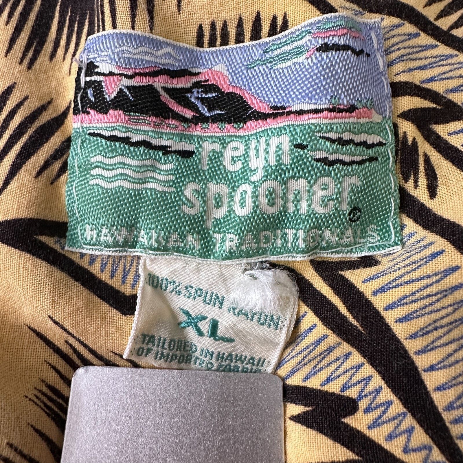 Reyn Spooner Vintage Reyn Spooner Hawaiian Shirt Men’s XL Yellow Hula Size US XL / EU 56 / 4 - 7 Thumbnail