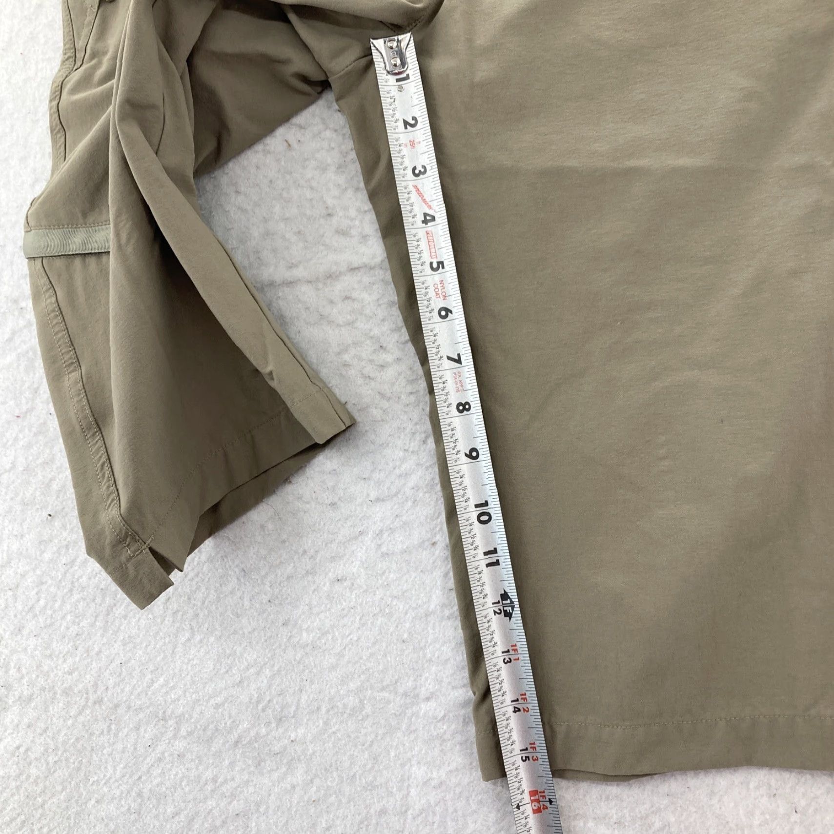 ExOfficio EXOFFICIO Pants Women’s 4 Hiking Straight Leg Cropped Stretch - Beige Nylon Belted Pockets Cropped 90s Outdoor 4 Womens Size 27" / US 4 / IT 40 - 5 Thumbnail