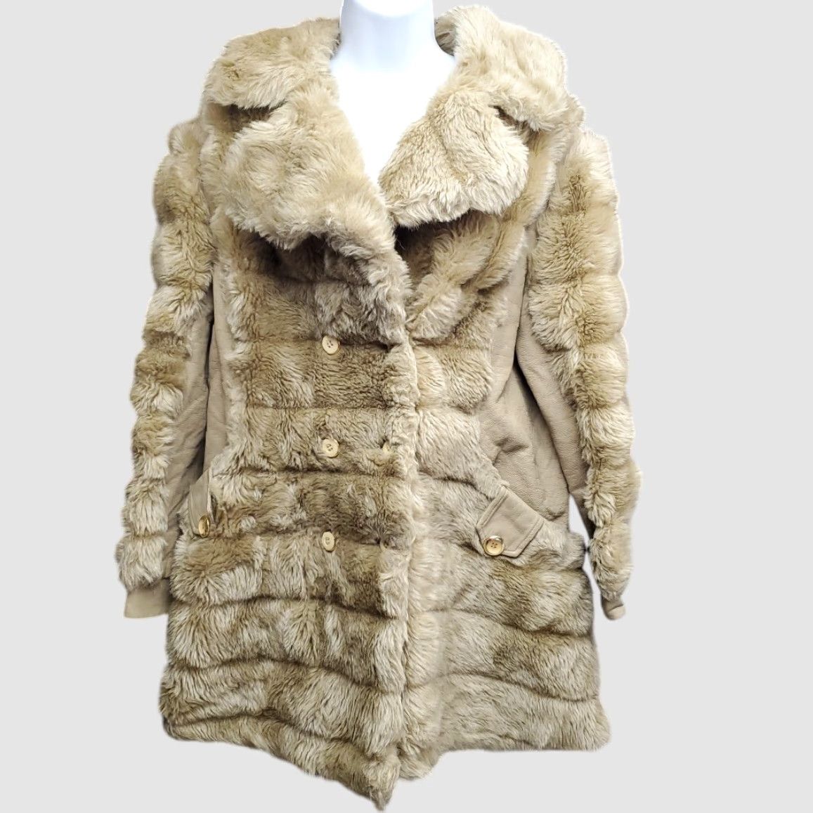 Vintage VINTAGE Fingerhut Coat Womens M Brown Faux Fur Lined 70s 80s USA Zipper Hooded Insulated Pockets Overcoat Size M / US 6-8 / IT 42-44 - 2 Thumbnail