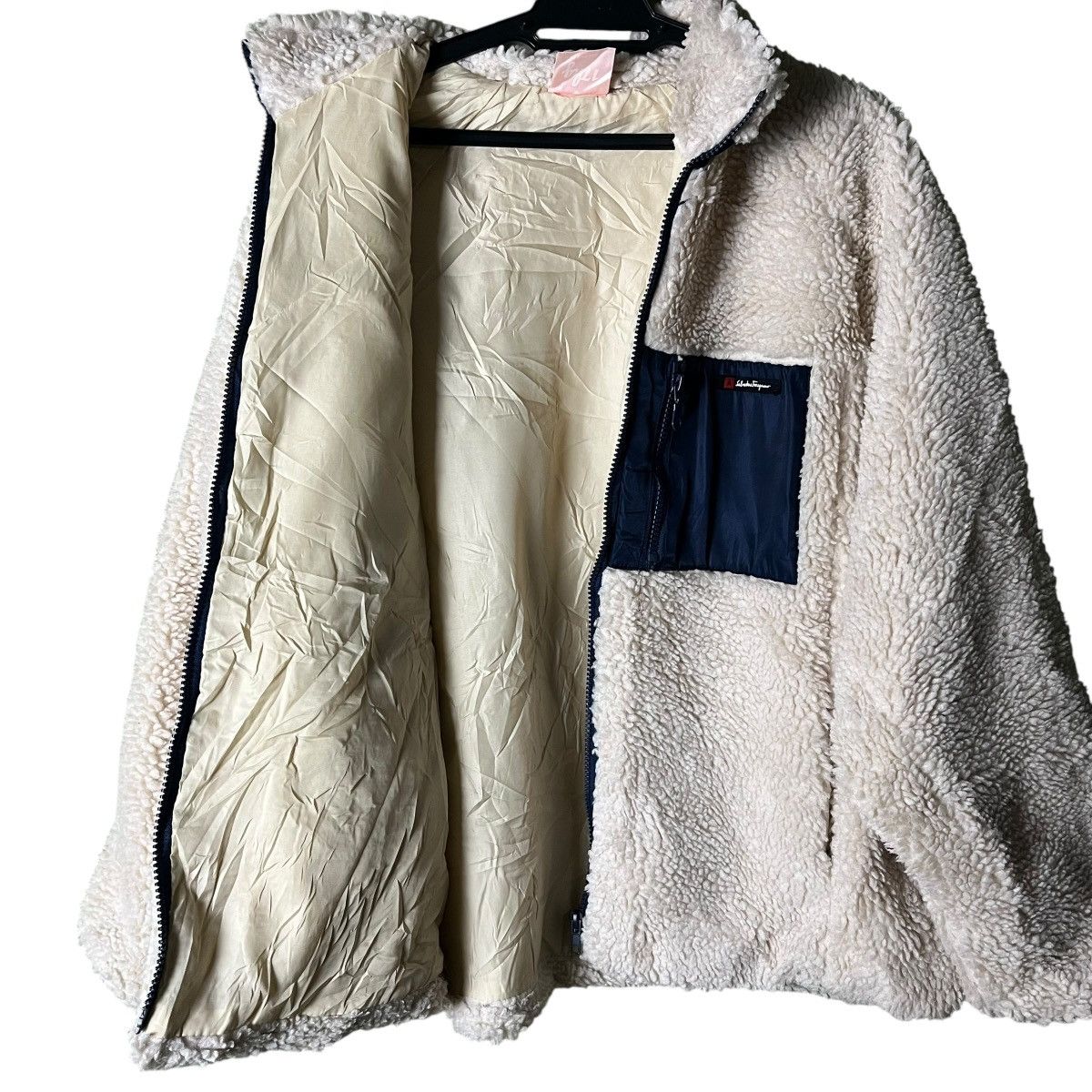 Salvatore Ferragamo SALVATORE FERRAGAMO FUR FLEECE JACKET Size M / US 6-8 / IT 42-44 - 5 Thumbnail