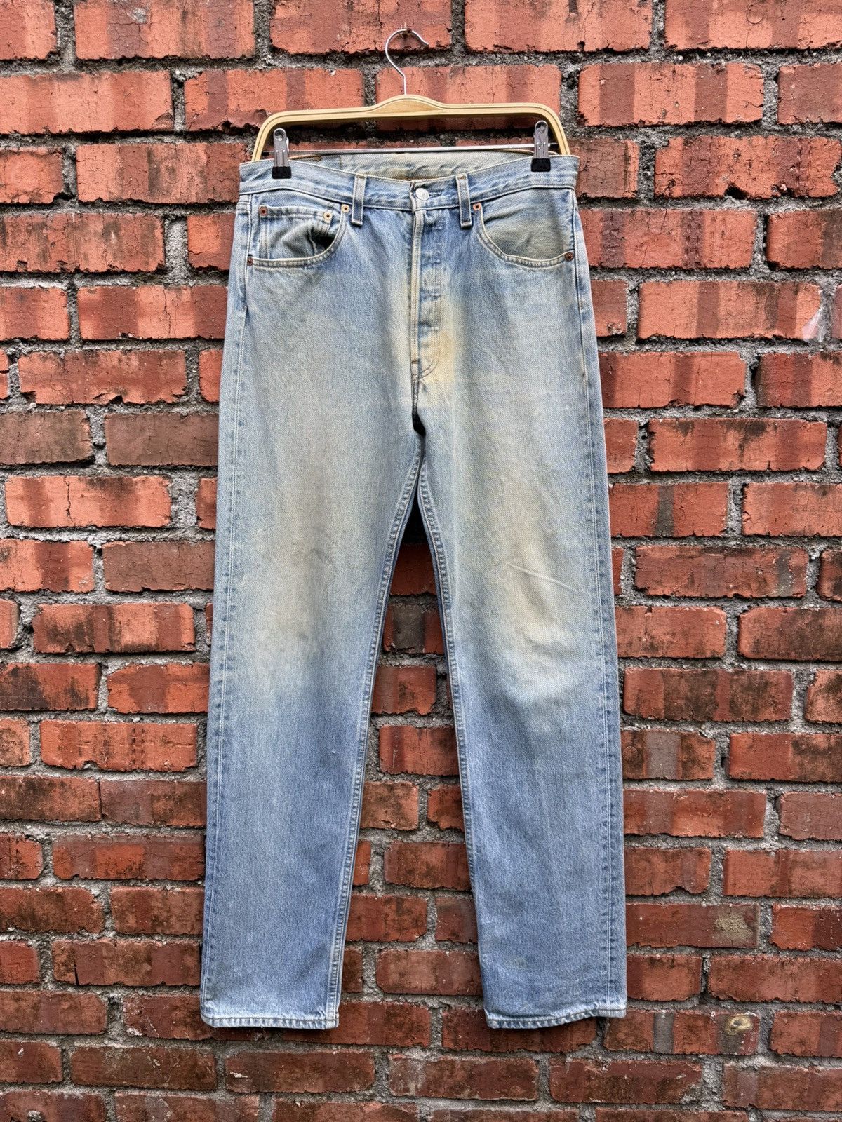 Levi's Vintage Clothing W32x33.5 vintage levi’s 501 made in Poland 90s Size US 32 / EU 48 - 1 Thumbnail