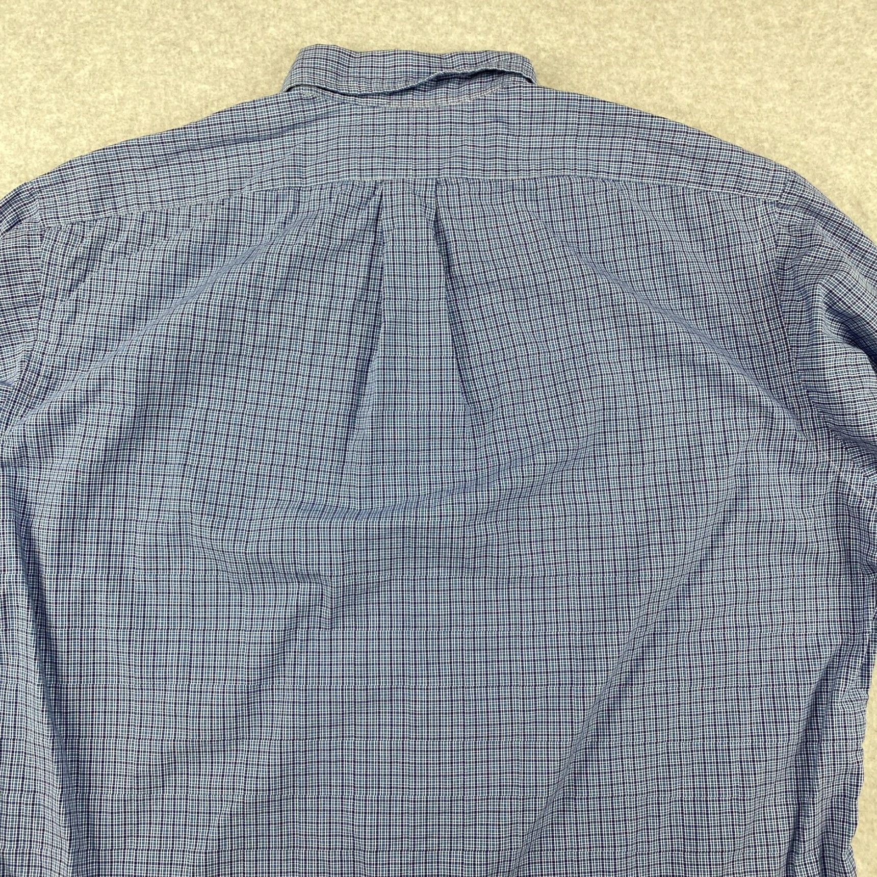 Ralph Lauren Ralph Lauren Blake Button-Down Shirt Mens XL Blue Check Plaid Long Sleeve Pocket Size US XL / EU 56 / 4 - 7 Thumbnail