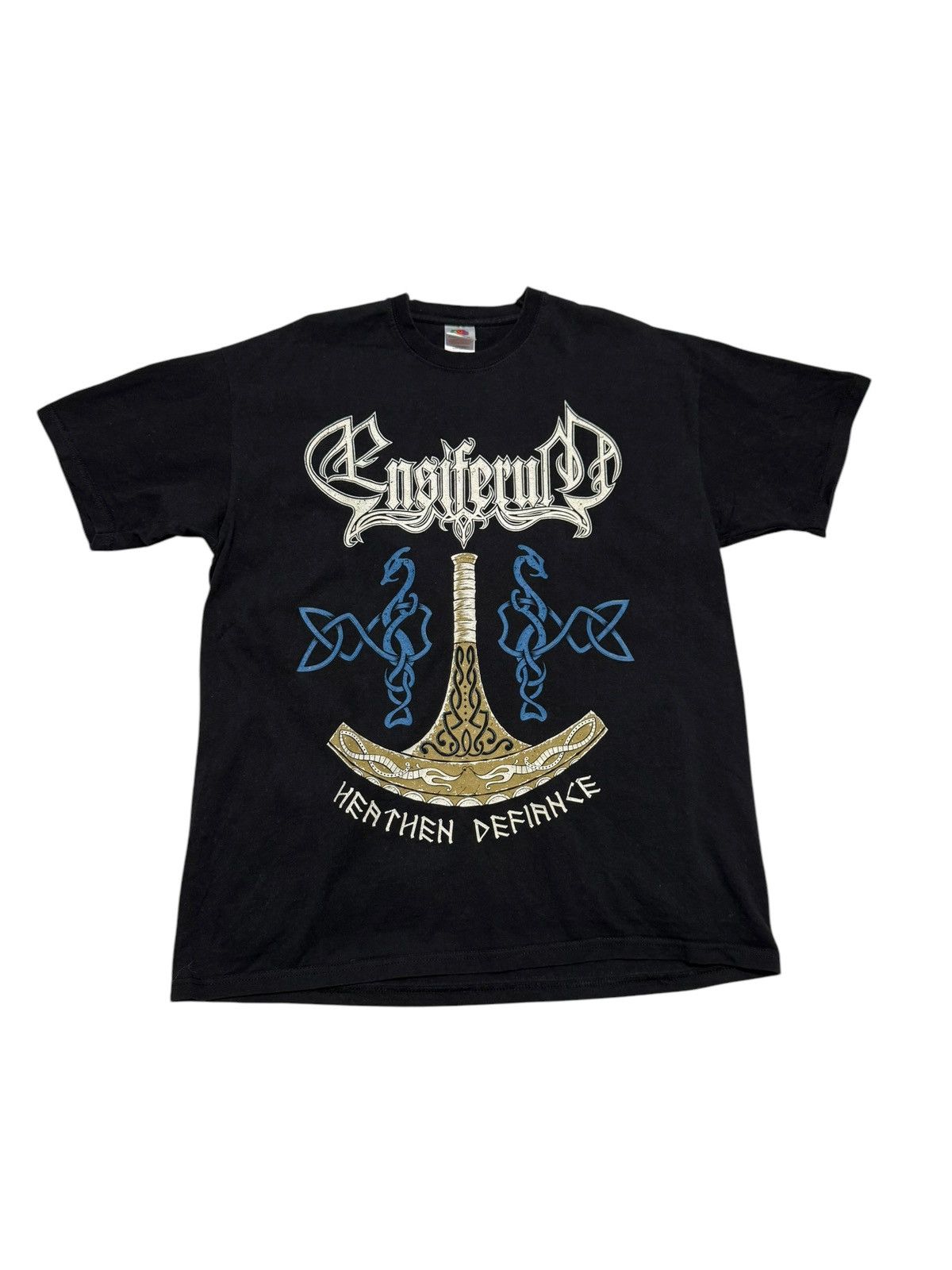 Band Tees Vintage Ensiferum T-Shirt heathen defiance Size US XL / EU 56 / 4 - 1 Thumbnail