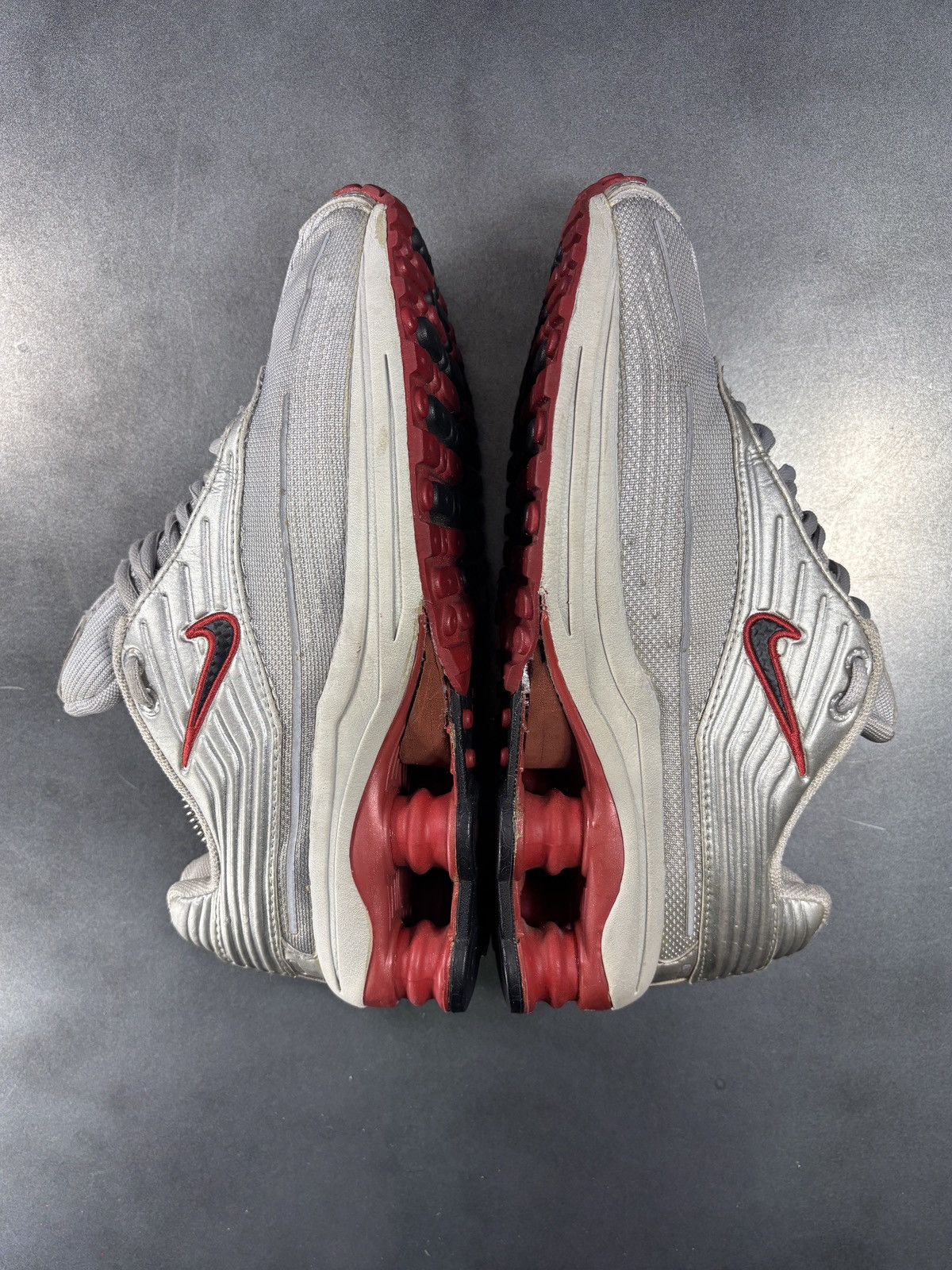 Nike 2002 Nike Shox D Running Shoes 2000s Vintage Nike Rare Y2K Size US 8.5 / IT 38.5 - 17 Thumbnail