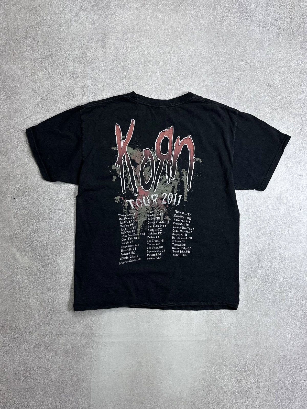 Band Tees Vintage 00s Korn Graphic Band T-shirt Rare L Size US L / EU 52-54 / 3 - 3 Thumbnail