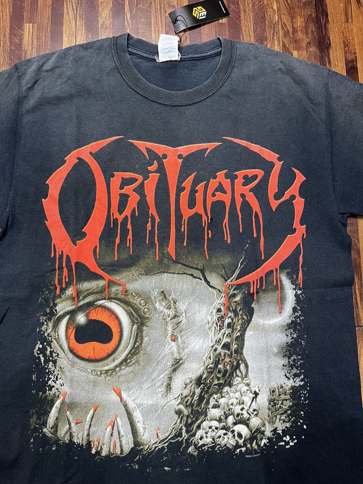 Band Tees × Vintage Vintage Obituary Cause Of Death Band Rock Tee shirt Size US M / EU 48-50 / 2 - 2 Thumbnail