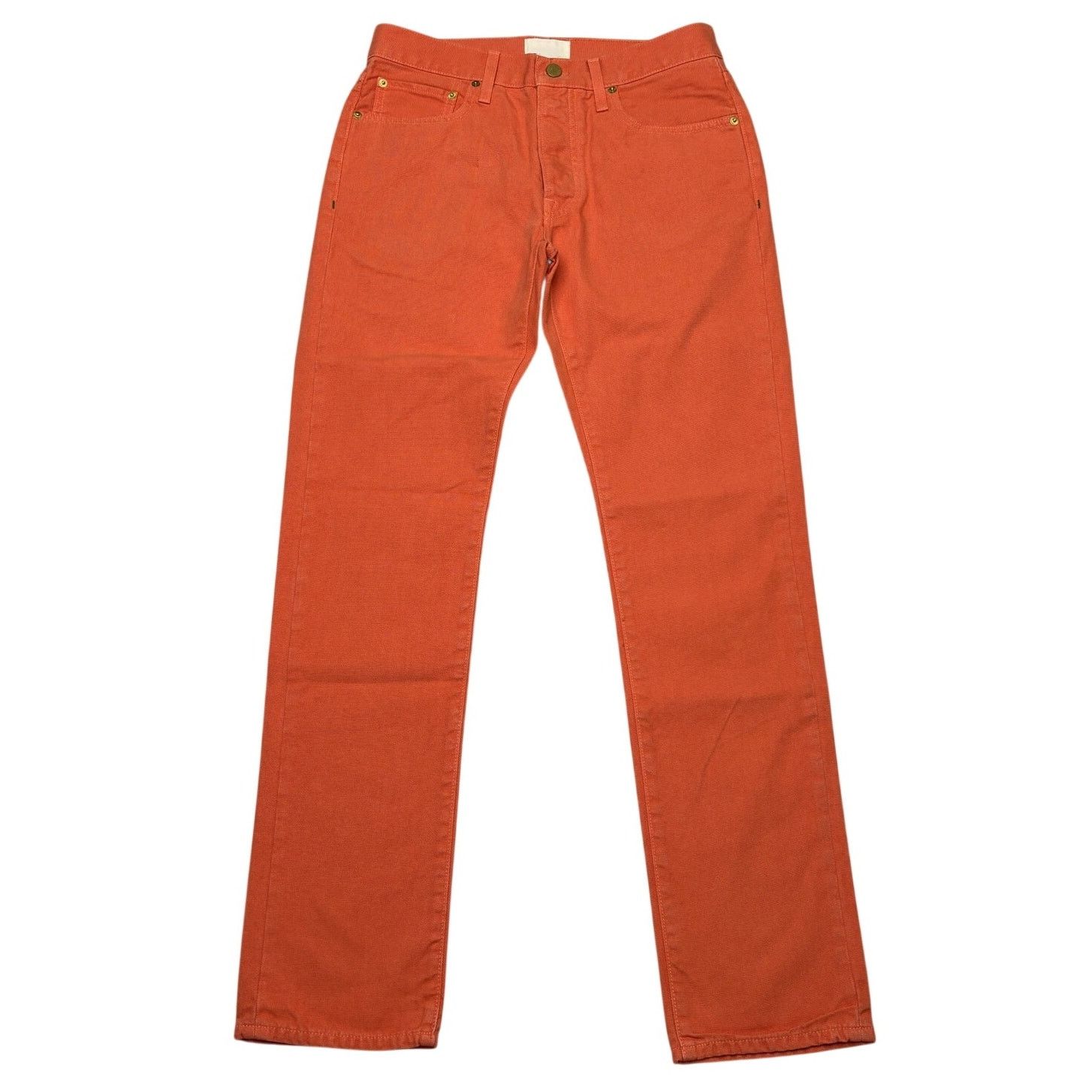 Sid Mashburn $185 Sid Mashburn Slim Straight Jeans 31x32 Canvas 5 Pocket Size US 31 - 1 Thumbnail