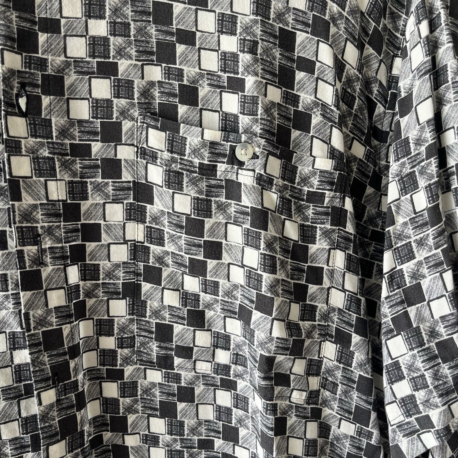 Campia Moda Vintage Campia Button Down Shirt Mens XL Crazy Pattern Minim Size US XL / EU 56 / 4 - 3 Thumbnail