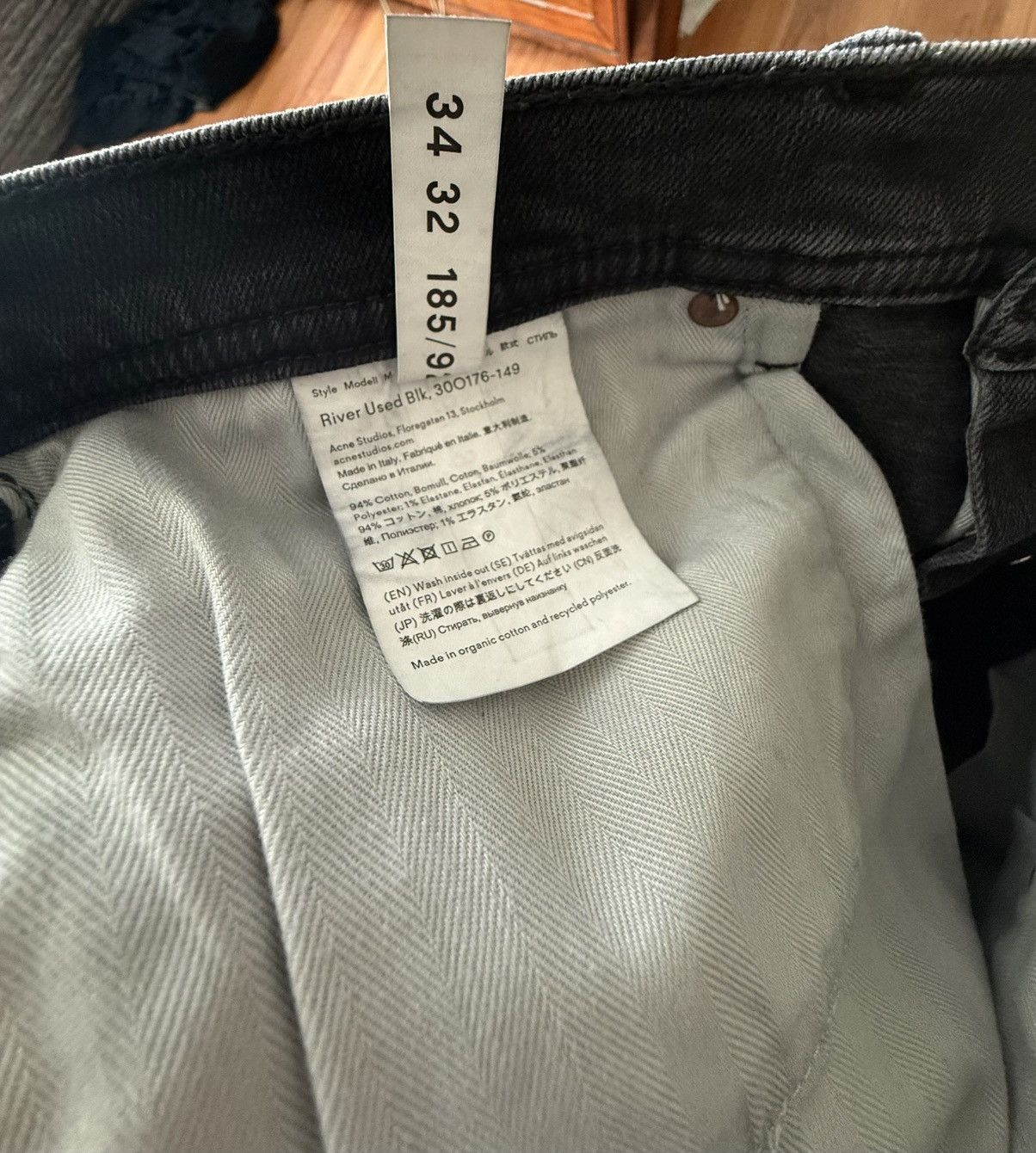 Acne Studios Acne Studios Stone Wash Grey Pants Size US 34 / EU 50 - 4 Thumbnail