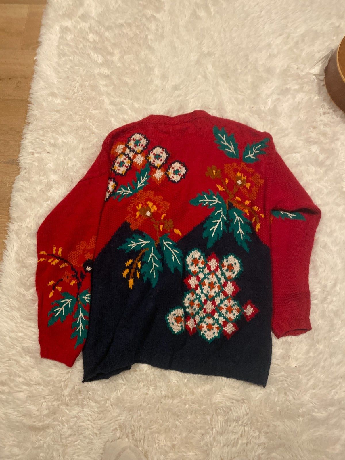 Izod Vintage 90s Izod Men Christmas Cardigan Sweater Knitted by Size US L / EU 52-54 / 3 - 3 Thumbnail