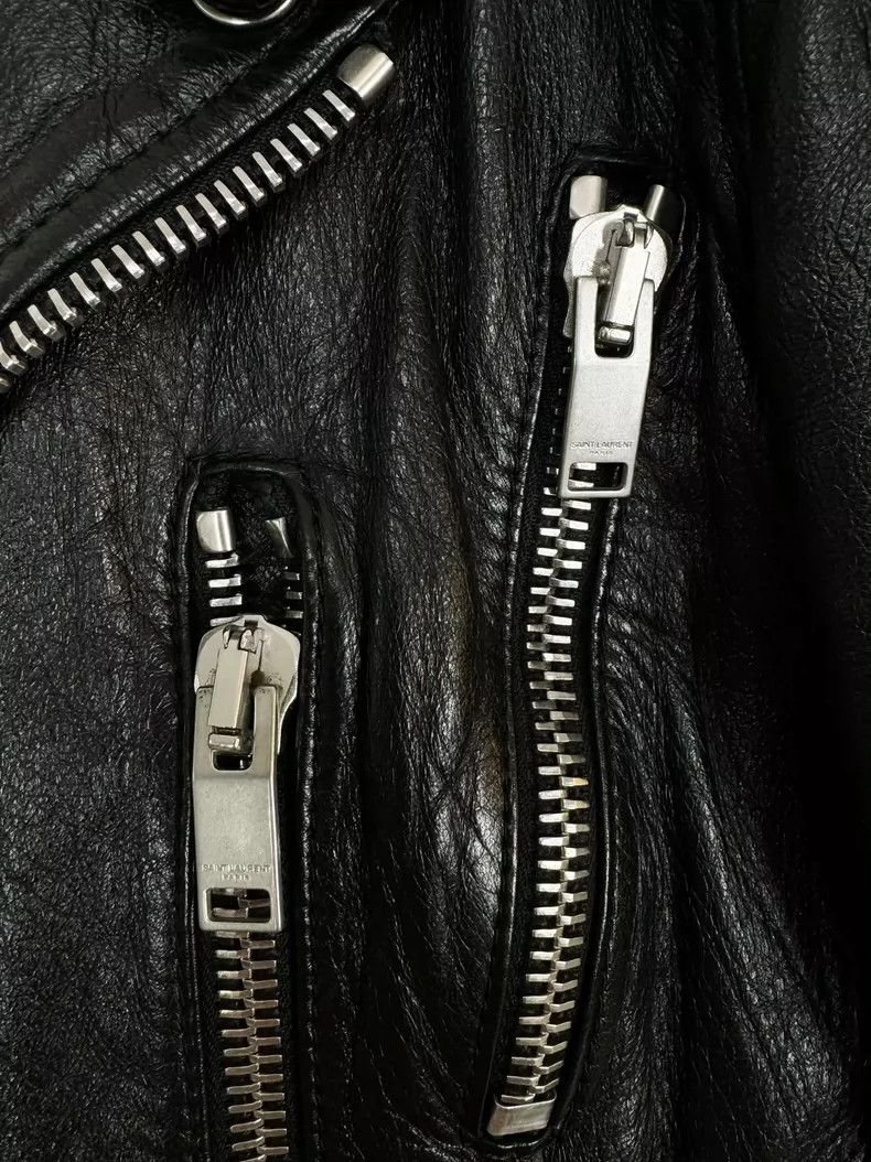 Saint Laurent Paris Saint Laurent Paris Blood Tooth Leather Jacket 2505-Nextarr Size XS / US 0-2 / IT 36-38 - 3 Thumbnail