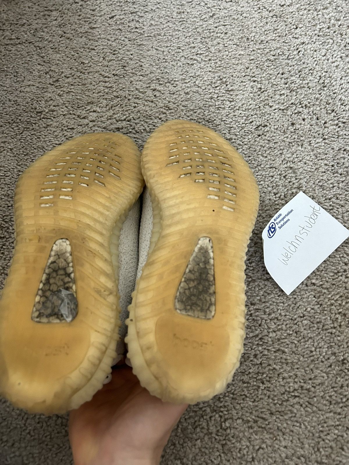 Adidas Triple White Yeezy 350 Size US 11 / EU 44 - 4 Thumbnail