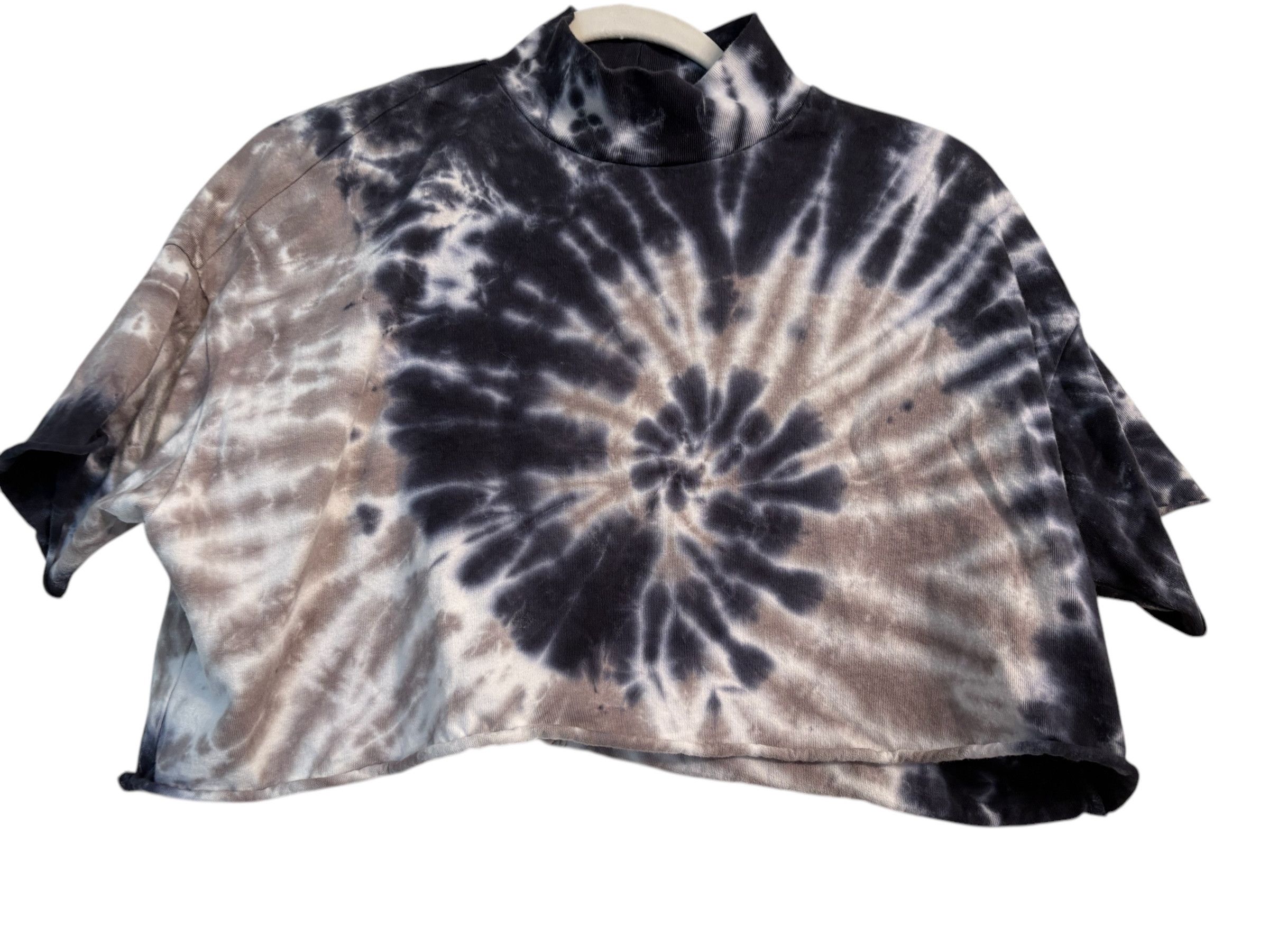 NSF NSF Mock Neck Oversize Cropped Tee | 100% Cotton | XS Size XS / US 0-2 / IT 36-38 - 2 Thumbnail