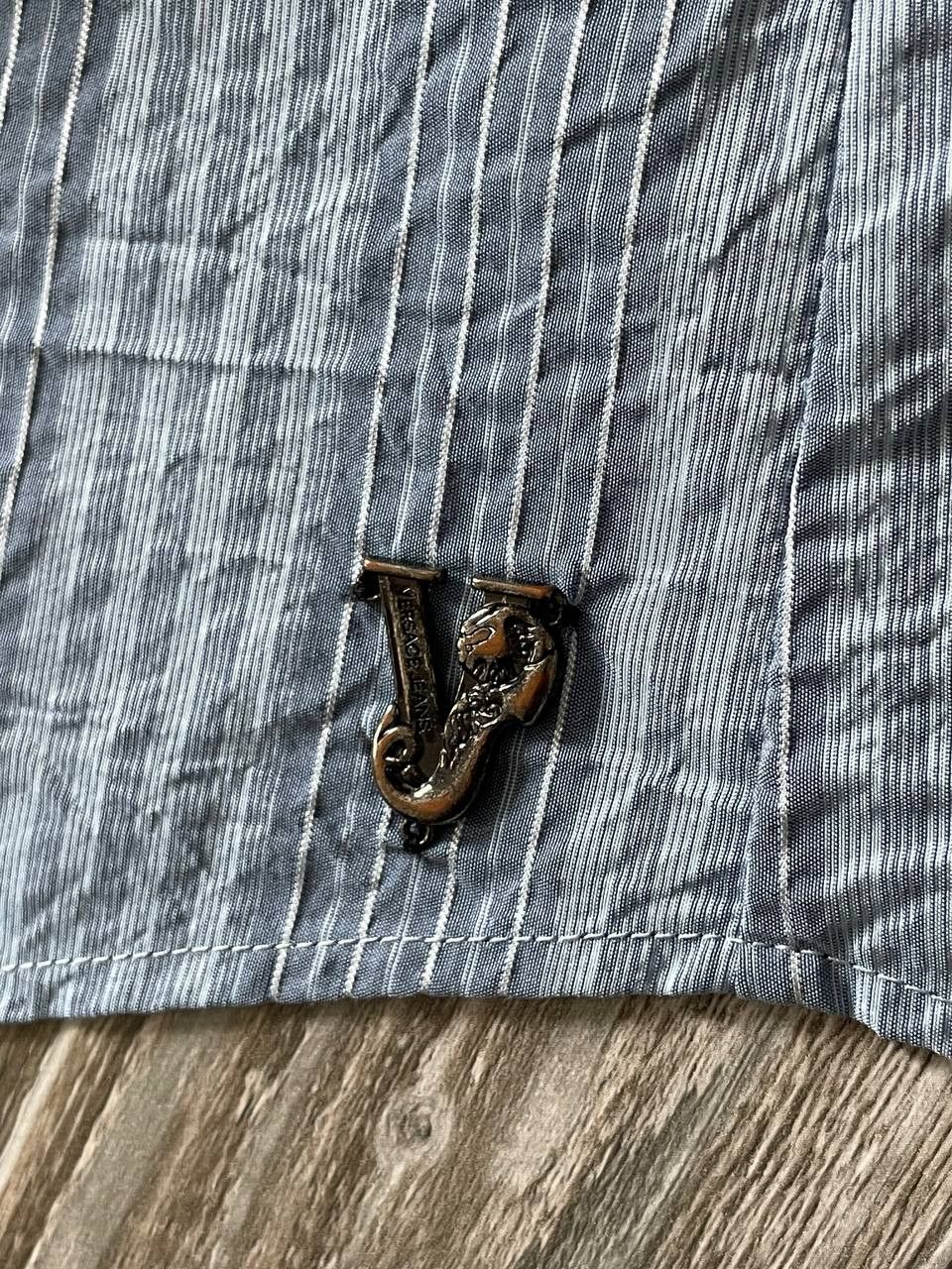 Versace × Versace Jeans Couture × Vintage Rare vintage stripe embroidered logo Versace shirt Size US M / EU 48-50 / 2 - 6 Thumbnail