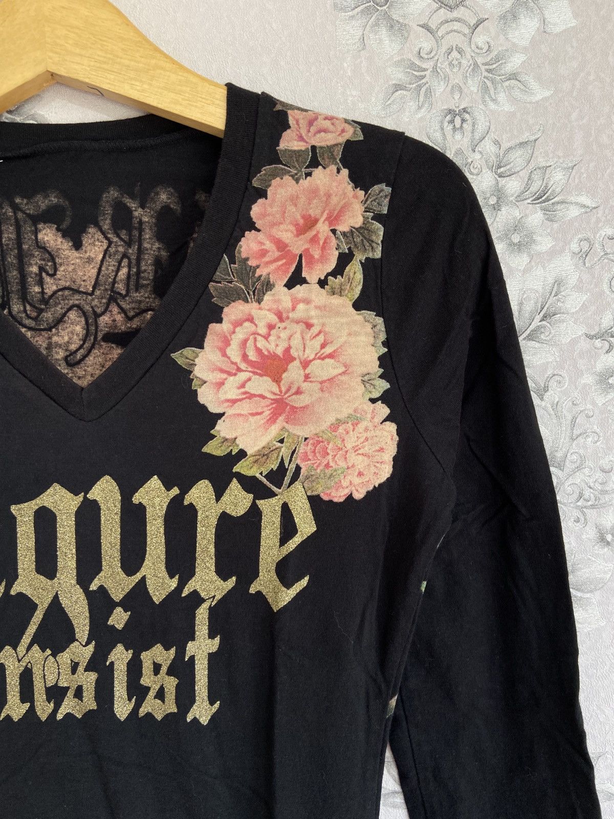 Le Grande Bleu (L.G.B.) D.L.A Figure Insist Skull Flower Longsleeve Tshirt Style Size US M / EU 48-50 / 2 - 4 Thumbnail
